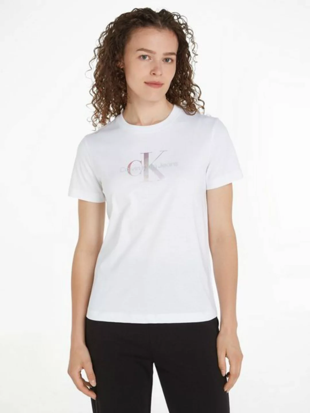 Calvin Klein Jeans T-Shirt DIFFUSED MONOLOGO REGULAR TEE mit Logoschriftzug günstig online kaufen