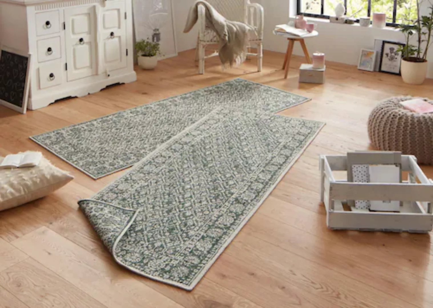 NORTHRUGS Teppich »Curacao«, rechteckig, In-& Outdoor, Wetterfest, Balkon, günstig online kaufen