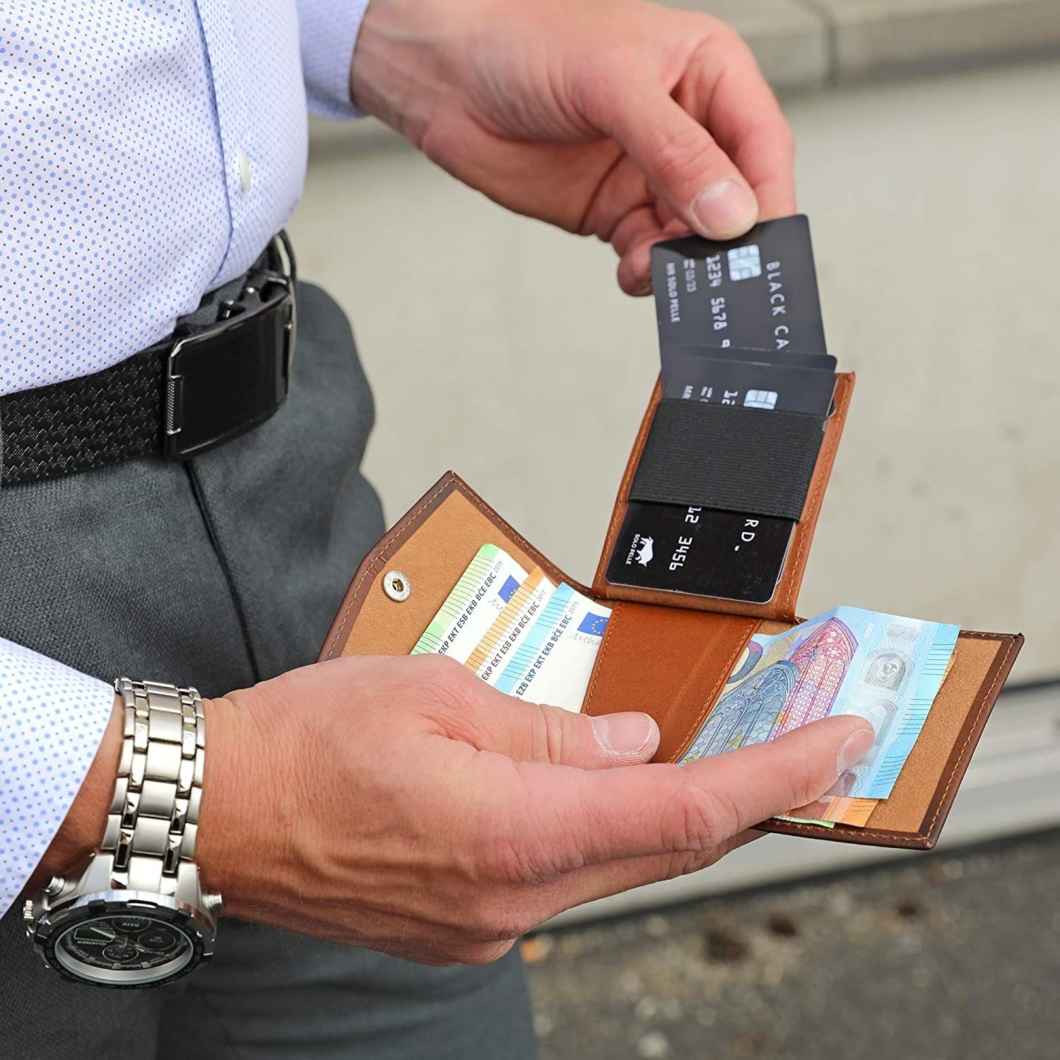 Solo Pelle Geldbörse Slim Wallet mit günstig online kaufen