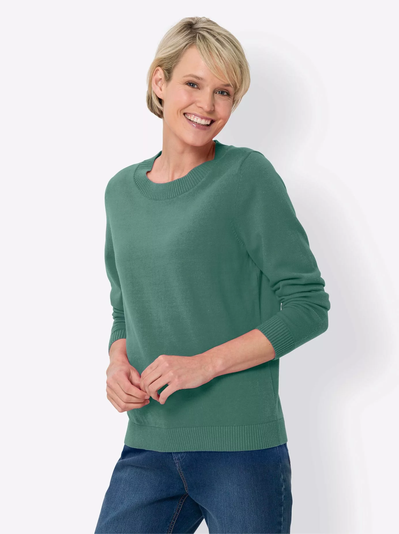 Classic Basics Strickpullover "Langarm-Pullover" günstig online kaufen