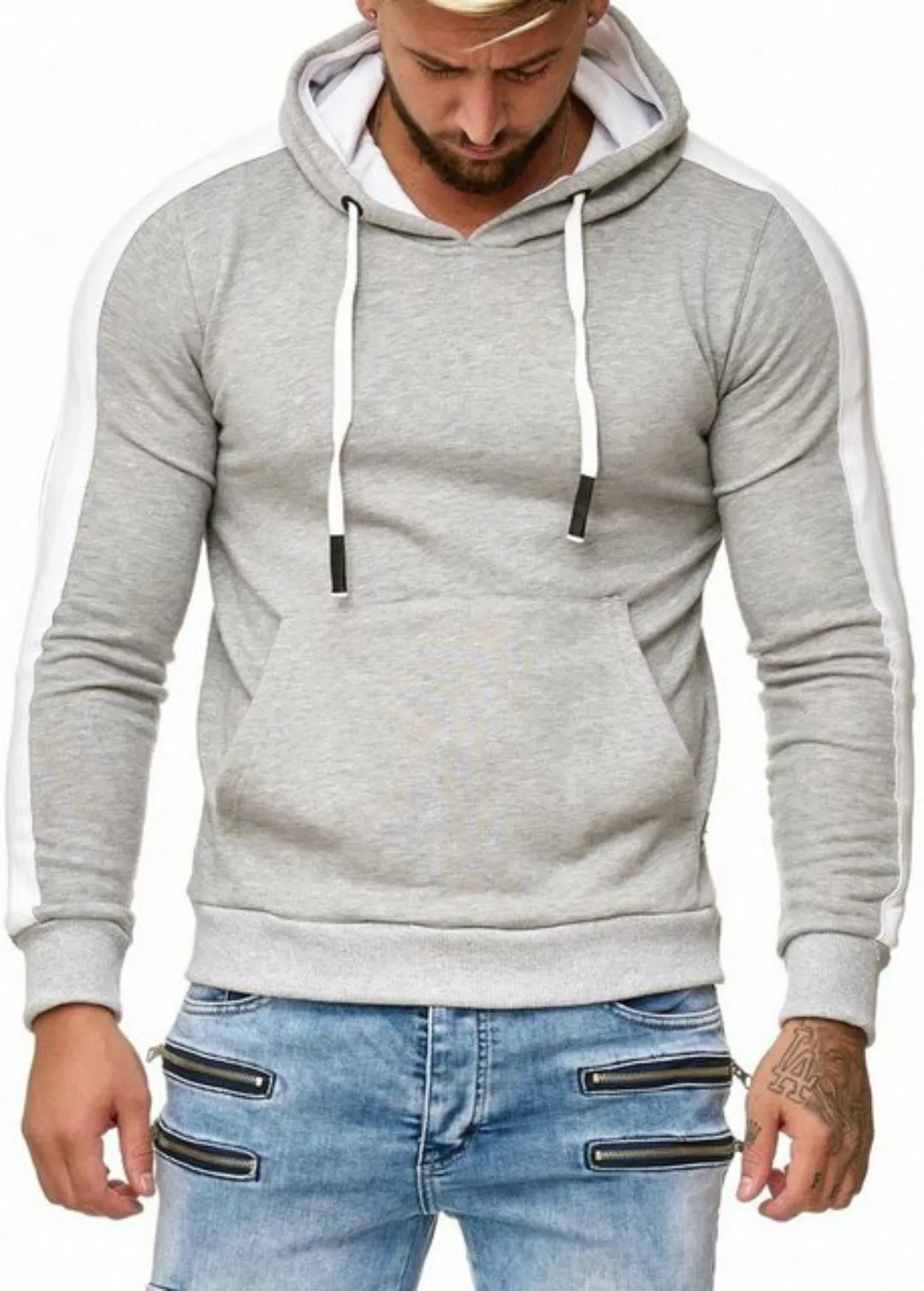 Code47 Hoodie Code47 Herren Sweatshirt Hoodie Pullover Kapuzenpullover Mode günstig online kaufen