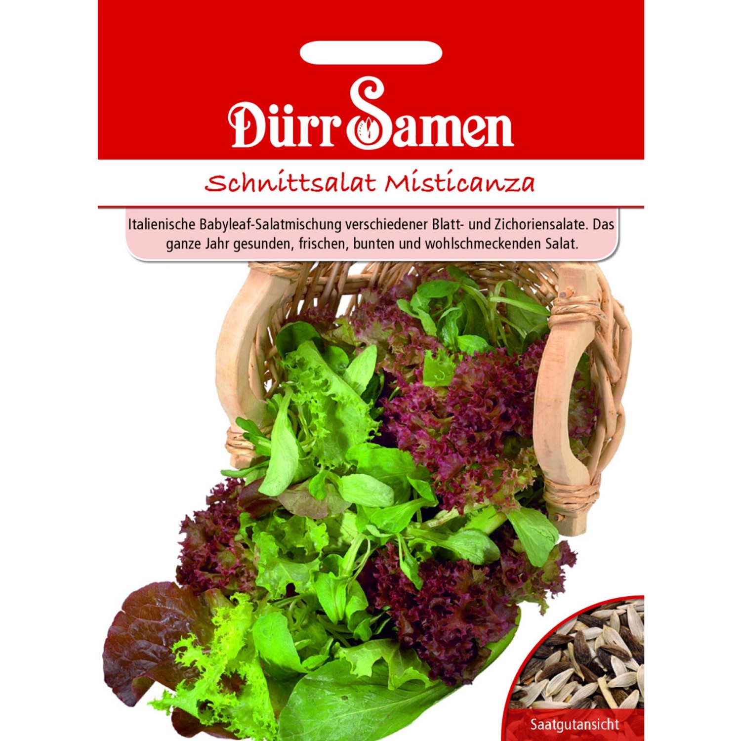 Dürr Samen Schnittsalat Misticanza Saatgut günstig online kaufen