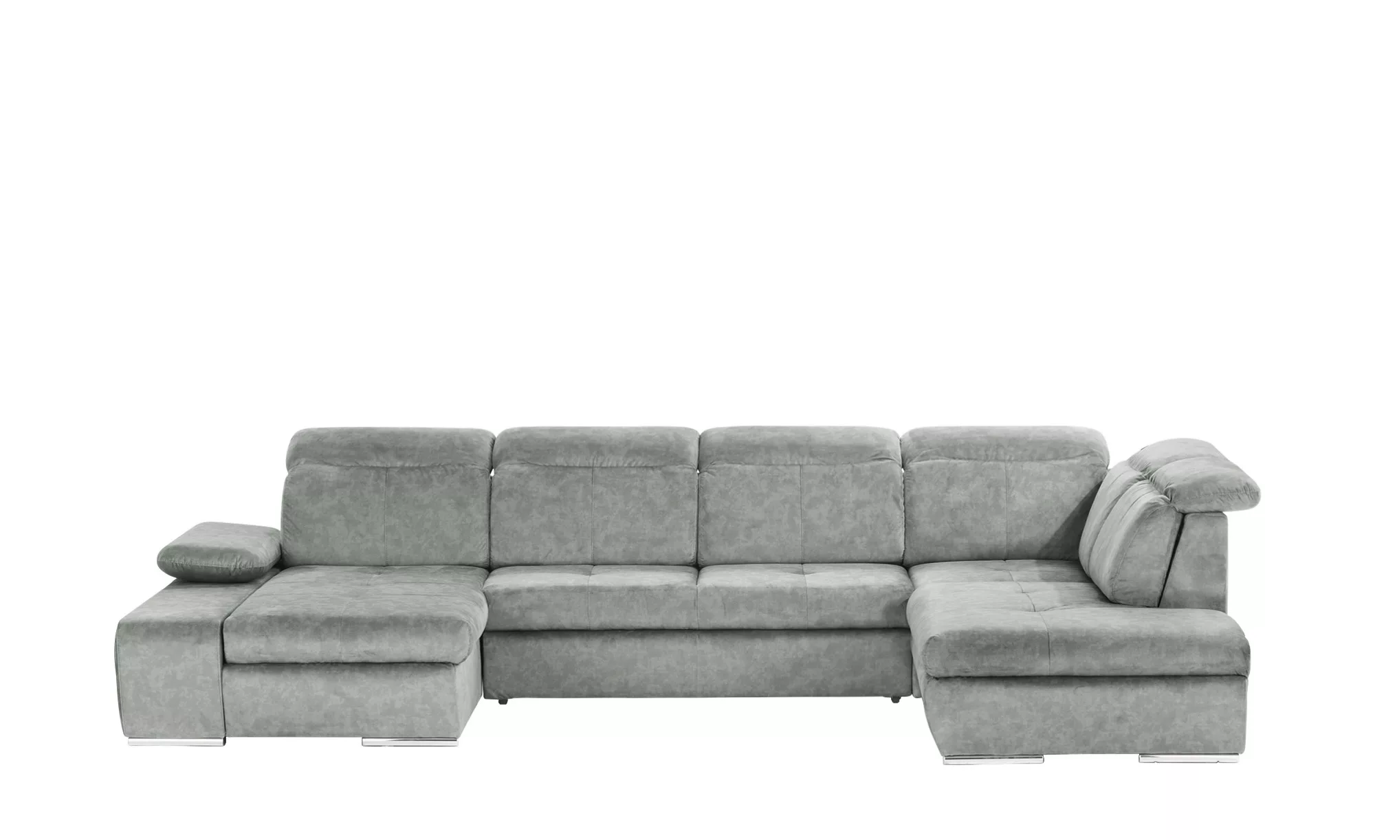 switch Wohnlandschaft  Avilla - grau - 86 cm - Polstermöbel > Sofas > Wohnl günstig online kaufen