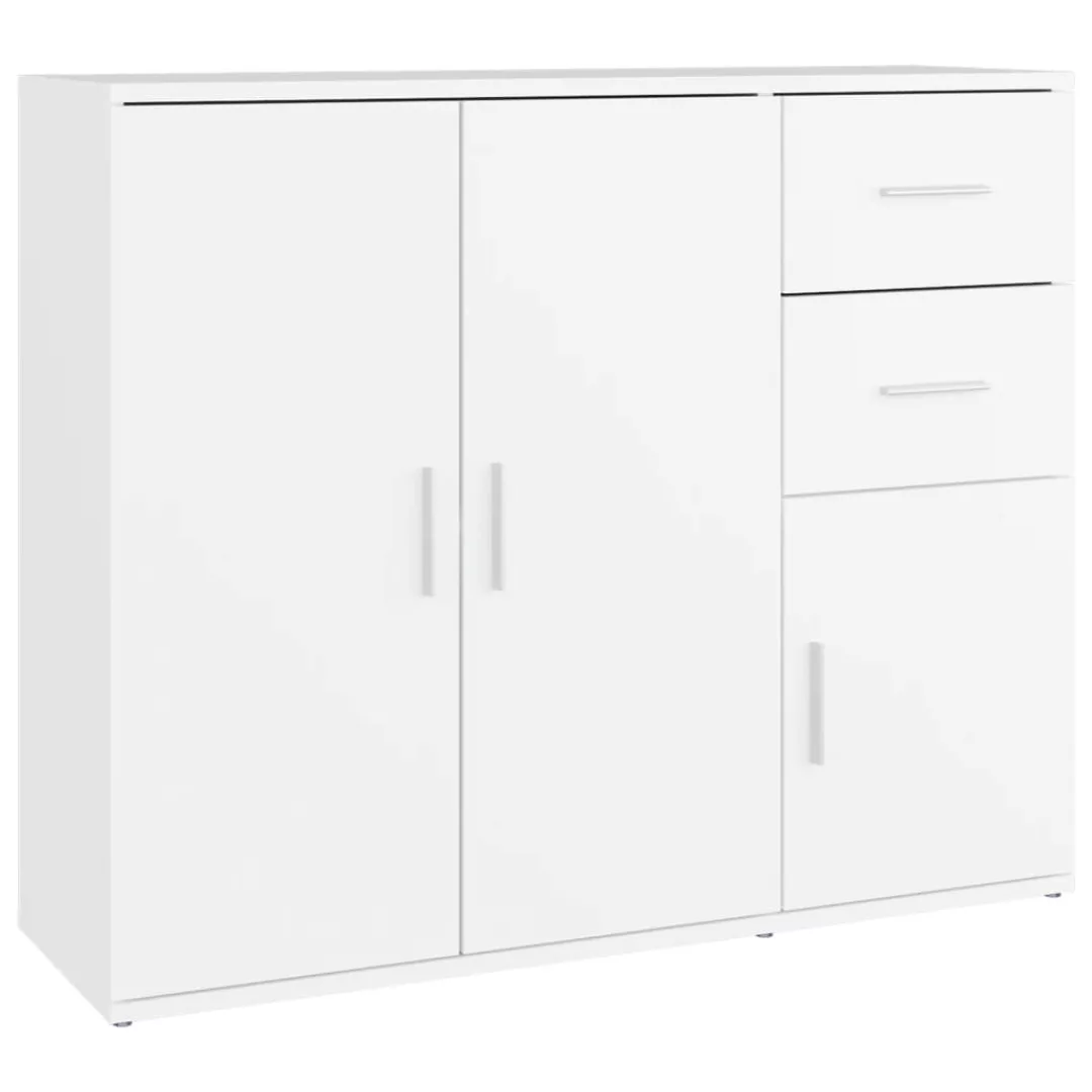 Vidaxl Sideboard Weiß 91x29,5x75 Cm Holzwerkstoff günstig online kaufen
