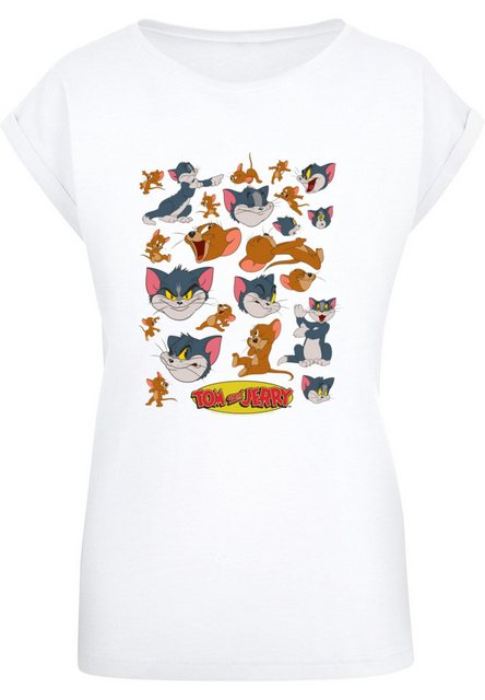 ABSOLUTE CULT T-Shirt ABSOLUTE CULT Damen Ladies Tom and Jerry - Many Faces günstig online kaufen