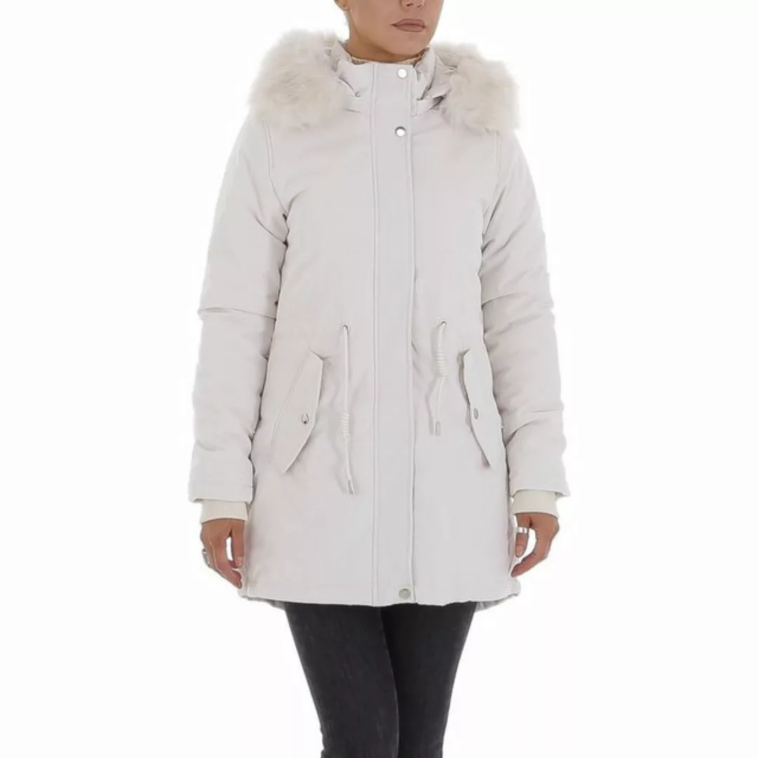 Ital-Design Winterjacke Damen Freizeit Kapuze (abnehmbar) Gefüttert Winterj günstig online kaufen