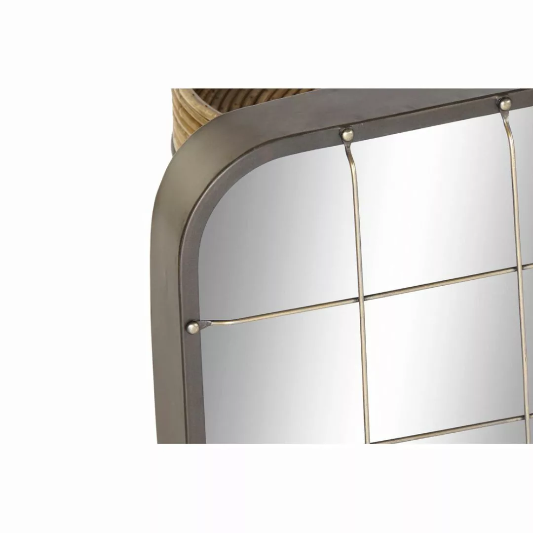 Wandspiegel Dkd Home Decor Schwarz Metall Golden (45.5 X 7.5 X 55 Cm) günstig online kaufen