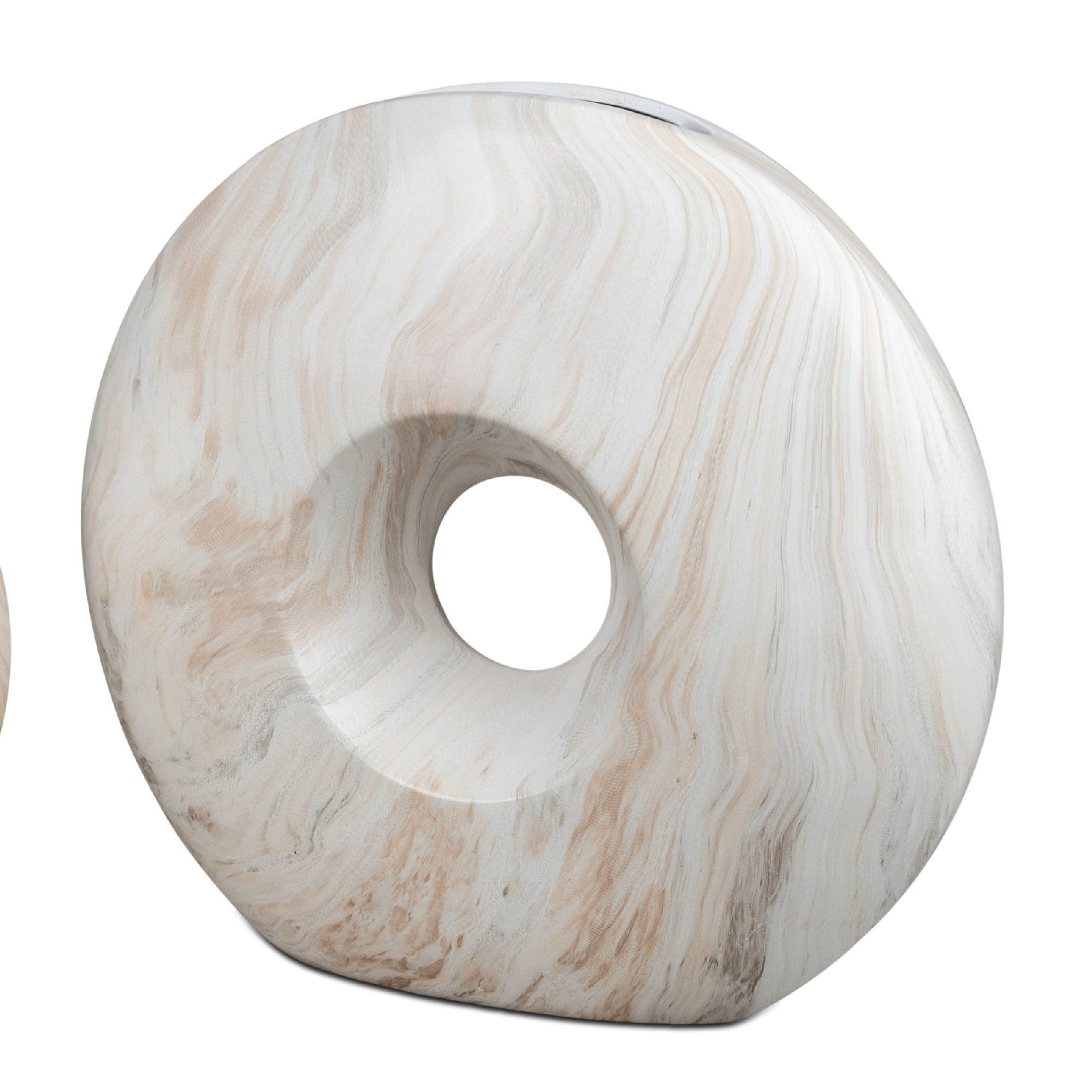 formano Dekovase Marmor, Creme, Motiv: Marmor günstig online kaufen