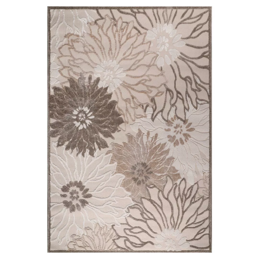 Sanat Outdoorteppich FLORAL creme B/L: ca. 240x330 cm günstig online kaufen