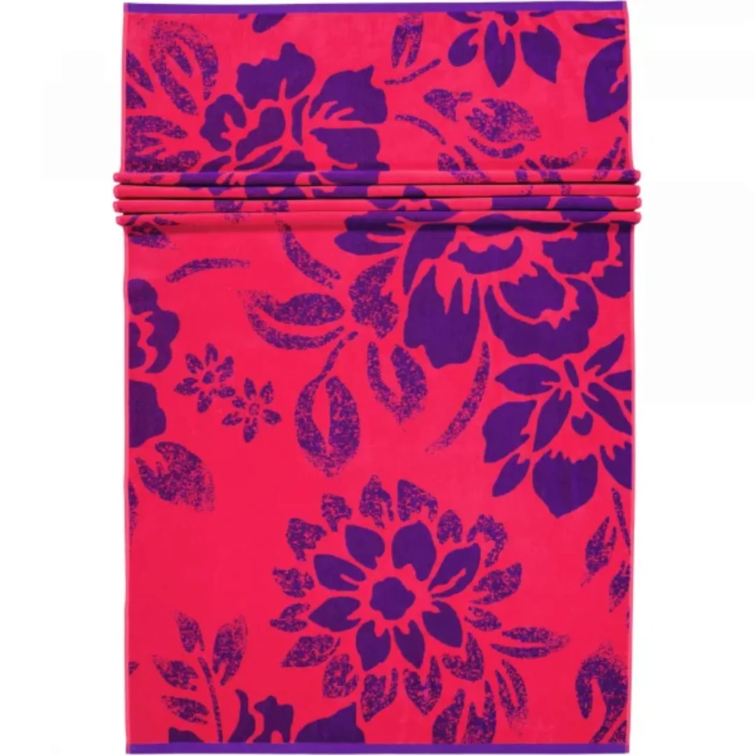Vossen Strandtücher Beach Bloom - Farbe: prim rose - 0001 - 100x180 cm günstig online kaufen