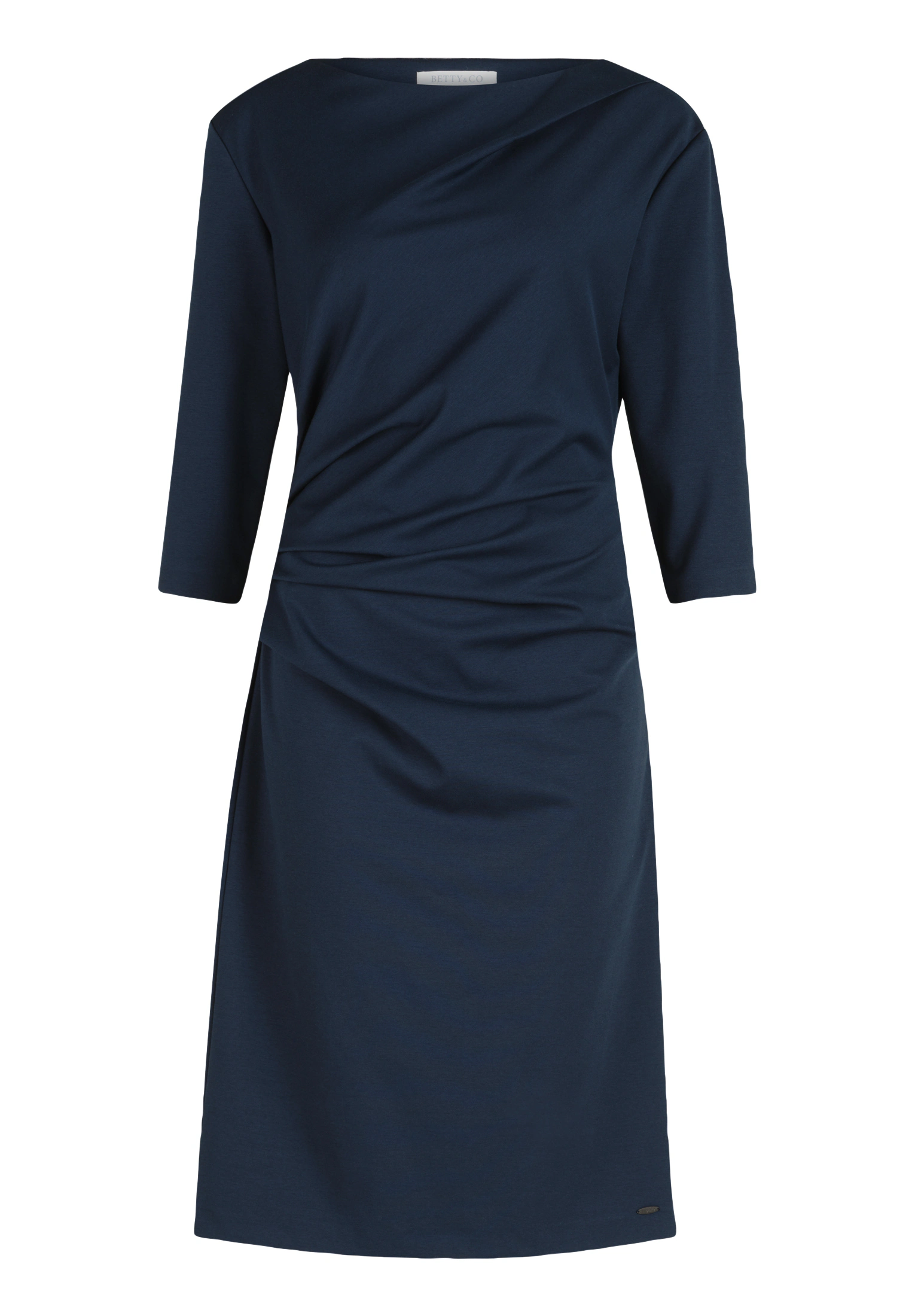 Betty&Co Jerseykleid "Betty & Co Jerseykleid mit 3/4 Arm", Falten günstig online kaufen