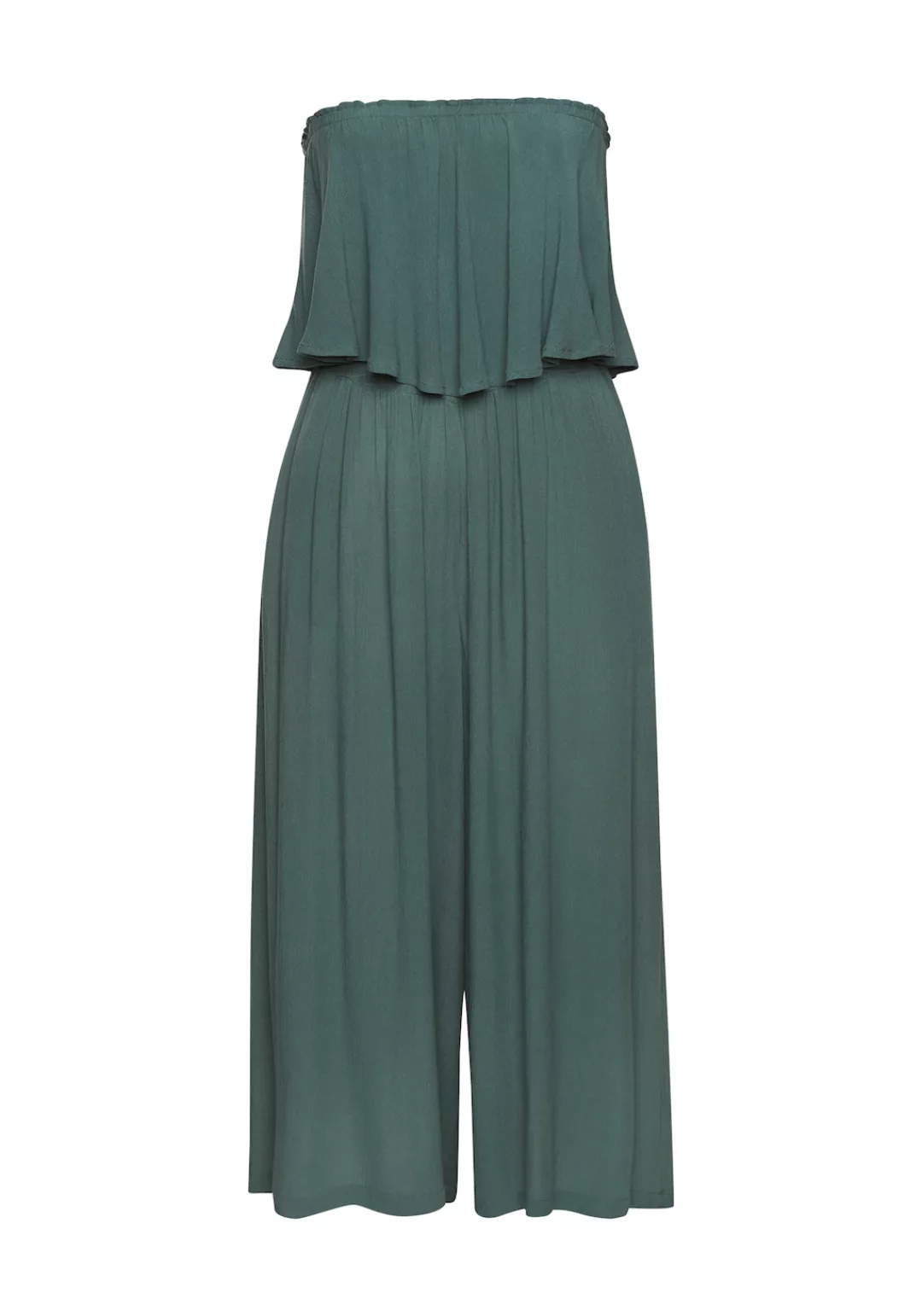 Vivance Bandeauoverall aus gekreppter Viskose, eleganter Jumpsuit mit Volan günstig online kaufen