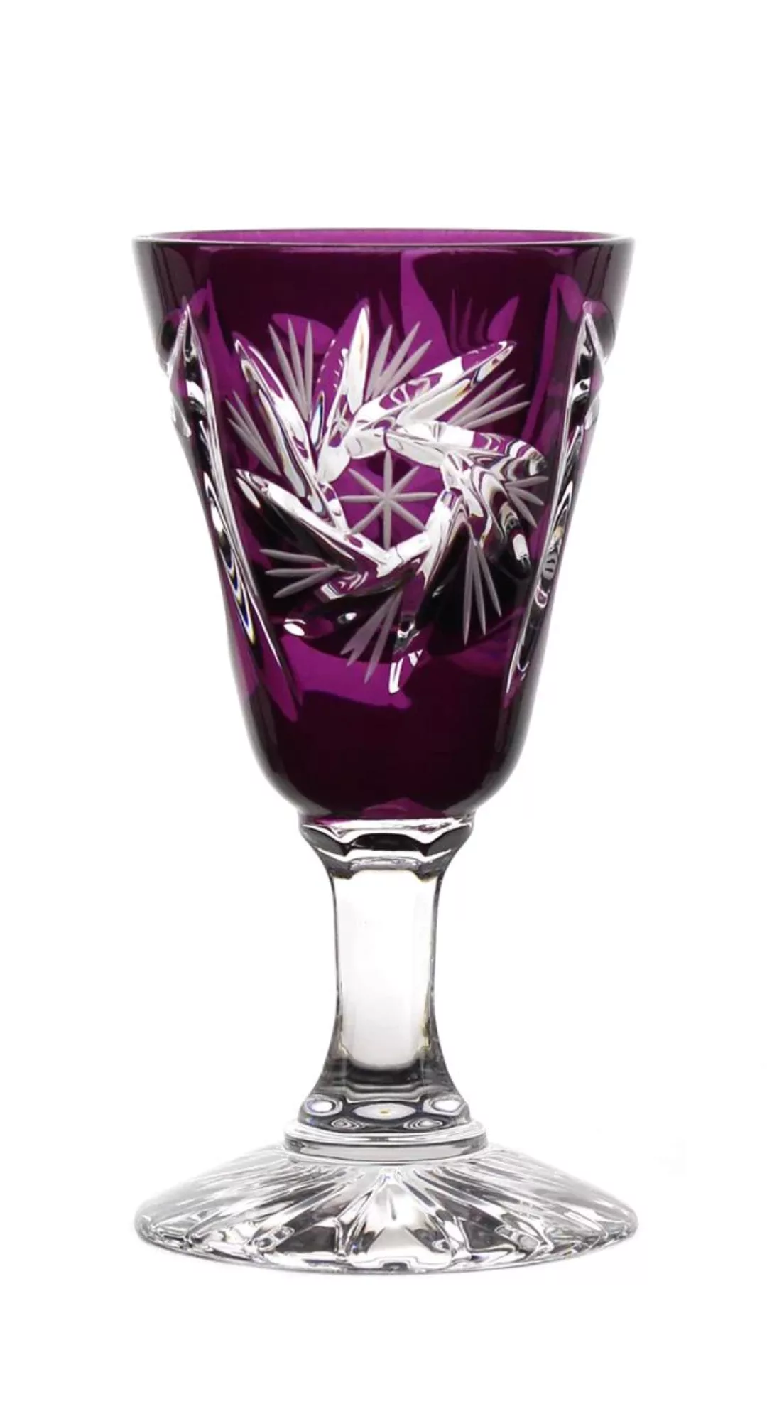 Likörglas Schleuderstern 25 ml, violett günstig online kaufen