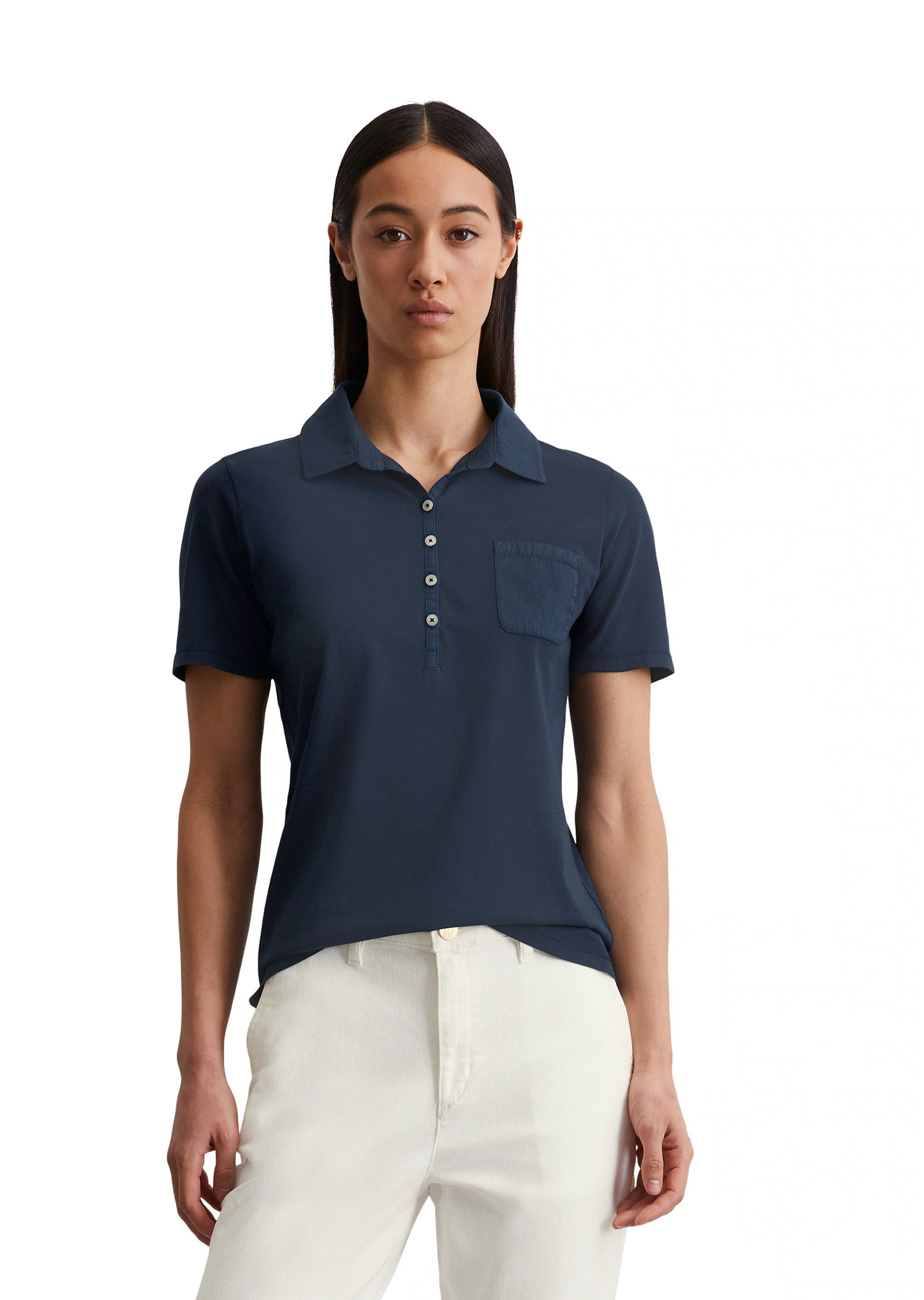 Marc OPolo Poloshirt "mit Material-Mix-Details" günstig online kaufen