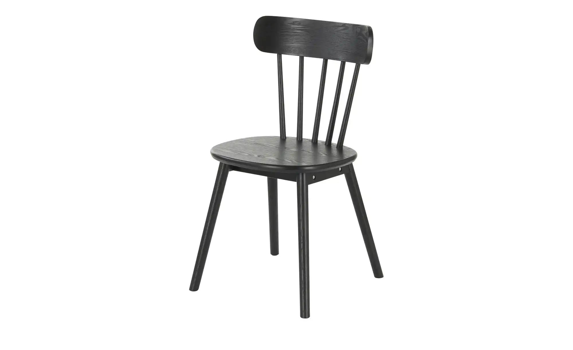 Stuhl aus Massivholz Sascha ¦ schwarz ¦ Maße (cm): B: 46 H: 82 T: 48.0 Stüh günstig online kaufen