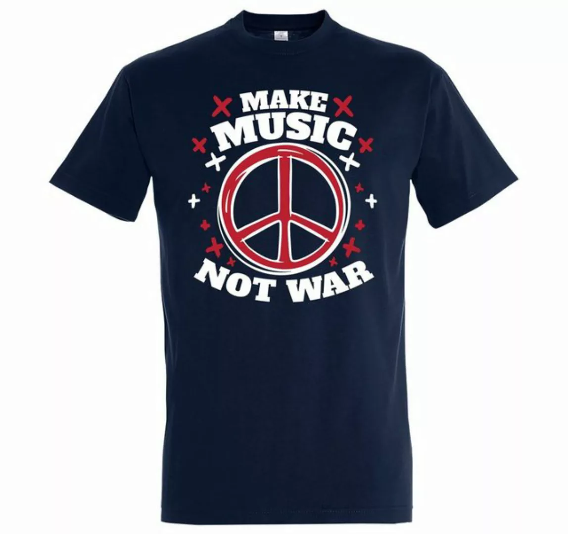 Youth Designz T-Shirt "Make Music Not War" Herren Shirt mit trendigem Front günstig online kaufen