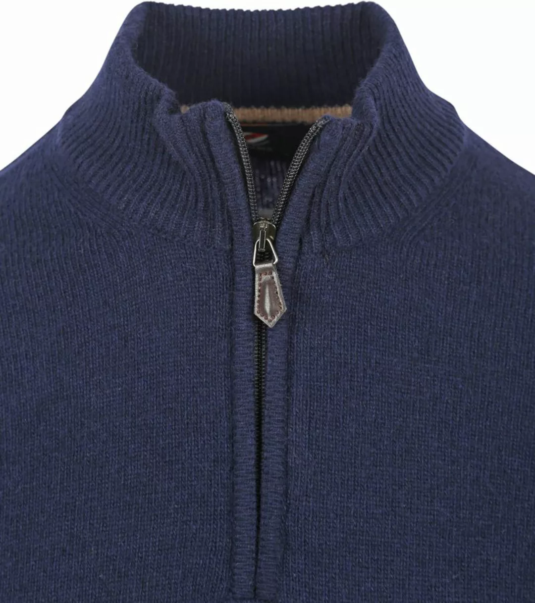 Suitable Half Zip Pullover Lambswool Navy - Größe 3XL günstig online kaufen