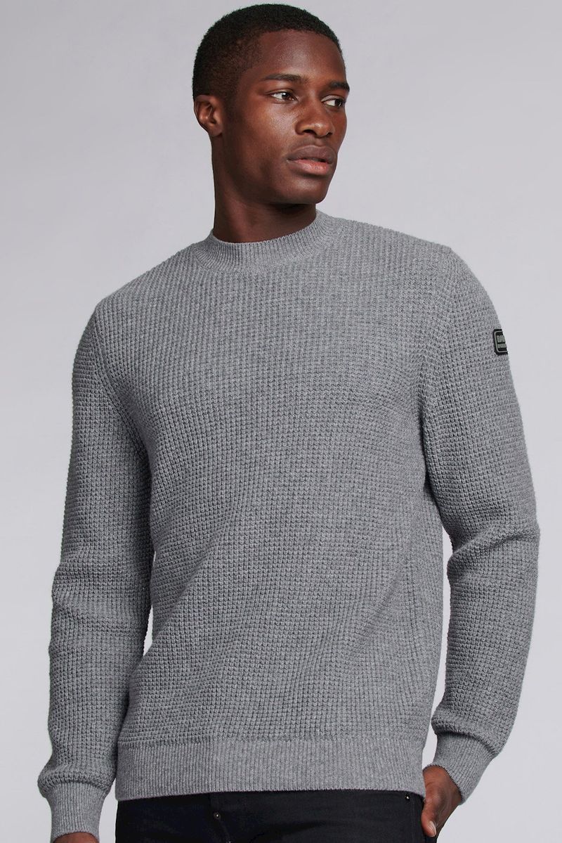 Barbour International Transmisson Sweater Gestrickt Antrazit - Größe XXL günstig online kaufen