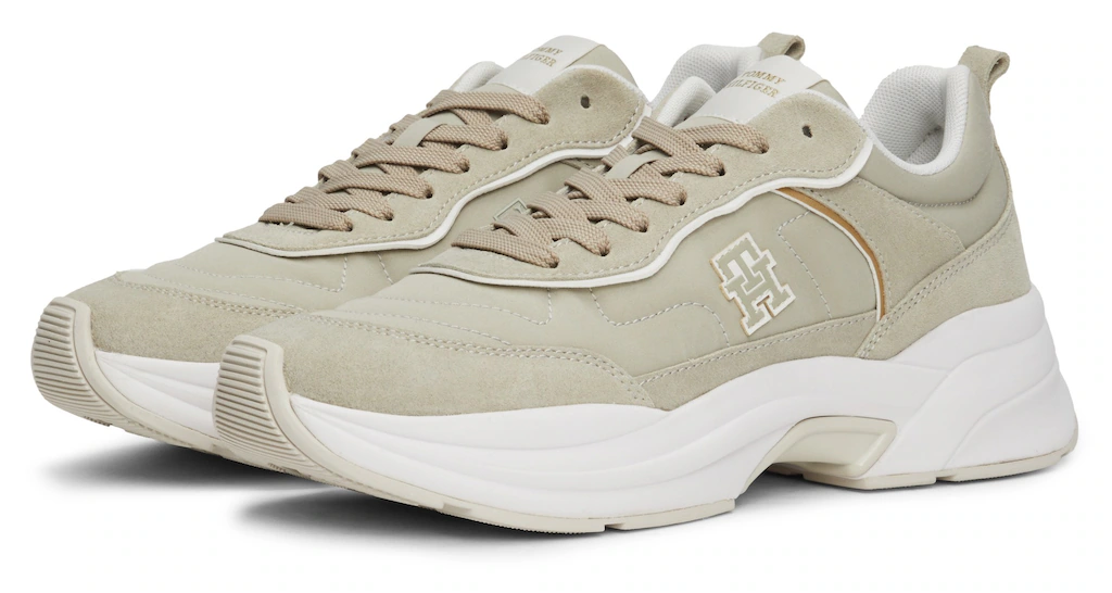 Tommy Hilfiger Plateausneaker "CHUNKY RUNNER VENTILE", Freizeitschuh, Halbs günstig online kaufen