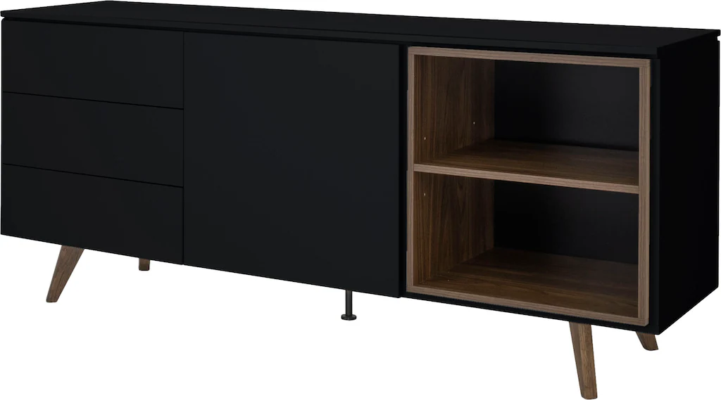 Tenzo Sideboard, (28 St., 1), 3 Schubladen 1 Tür 2 offene Fächer günstig online kaufen