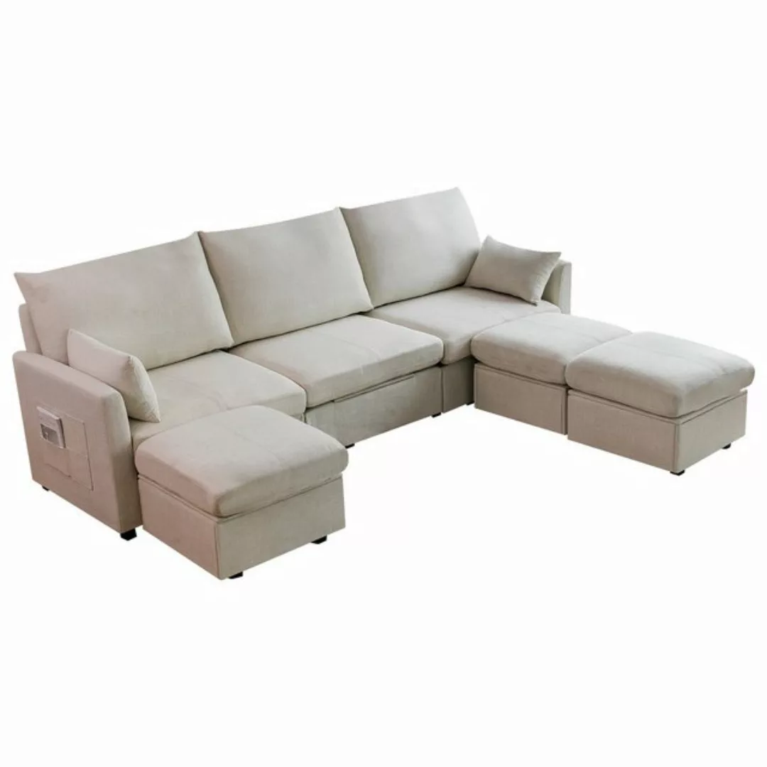 HOMYEDAMIC Big-Sofa 1/2/3/4/5/6-Sitzer Ecksofa Loungesessel einschließlich günstig online kaufen