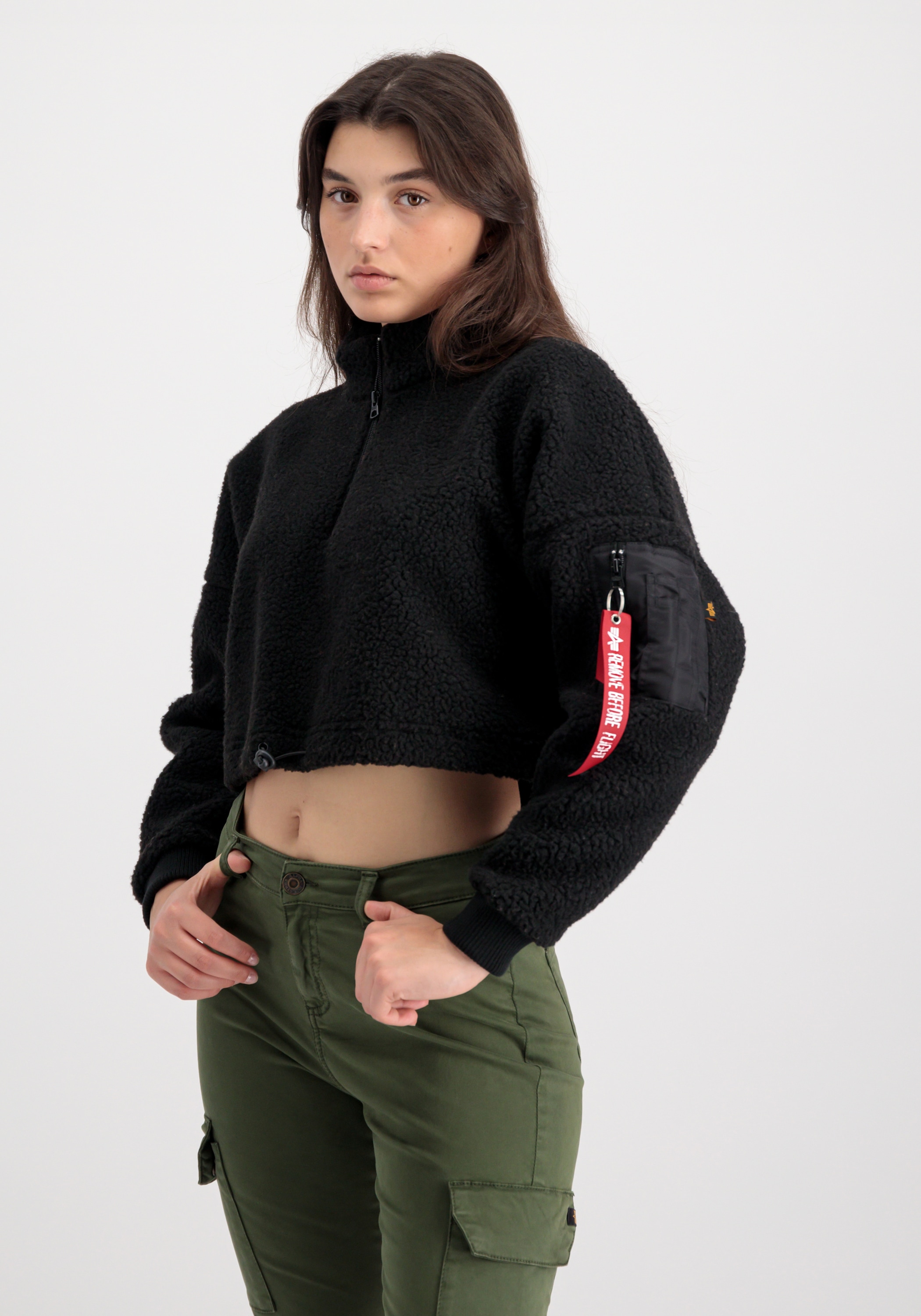 Alpha Industries Sweater "Alpha Industries Women - Sweatshirts Teddy ZH Swe günstig online kaufen