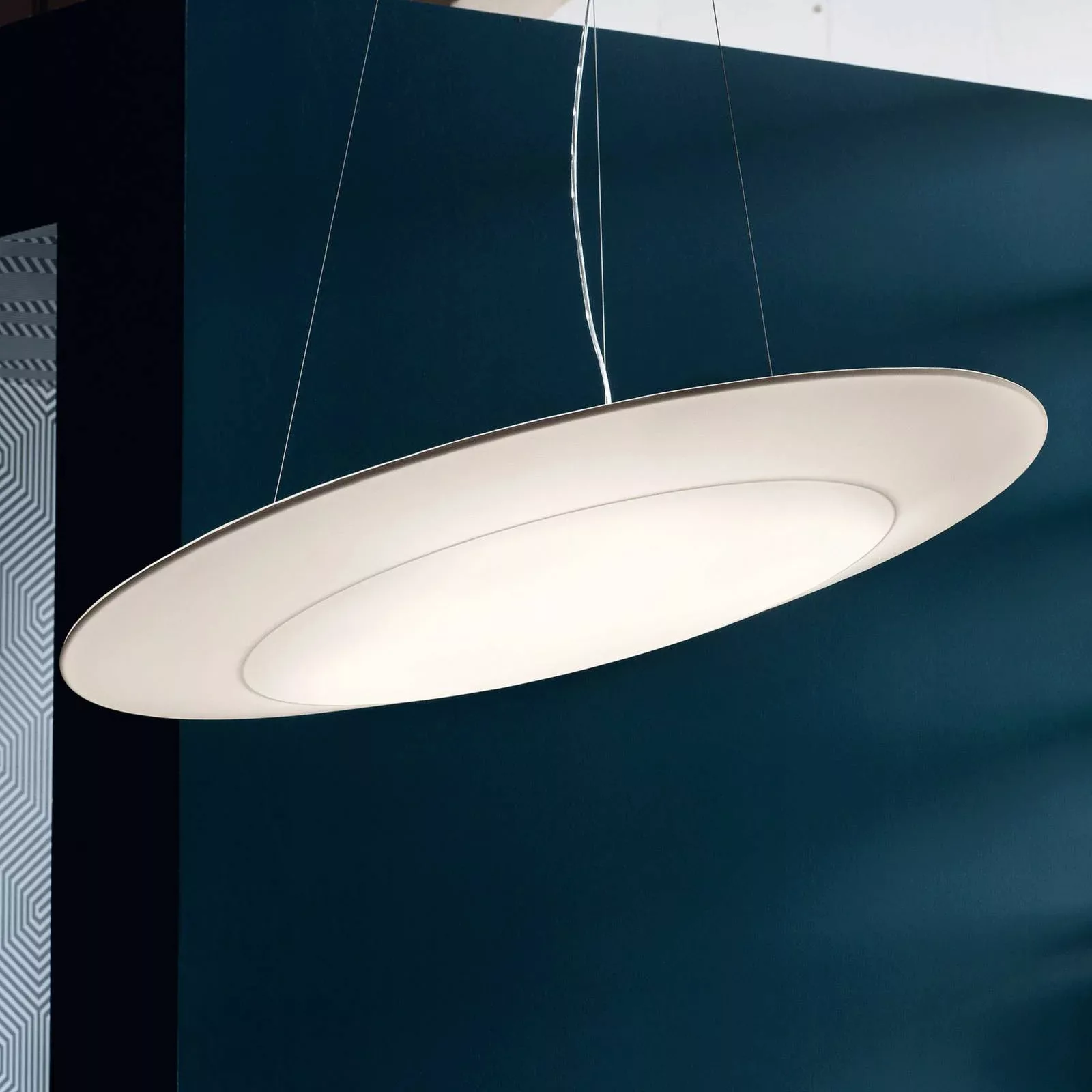 Modo Luce Ring Tonda Hängelampe TRIAC weiß Ø85cm günstig online kaufen