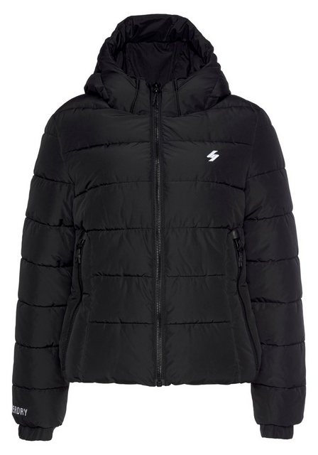 Superdry Steppjacke HOODED SPIRIT SPORTS PUFFER aus wasserabweisendem Mater günstig online kaufen