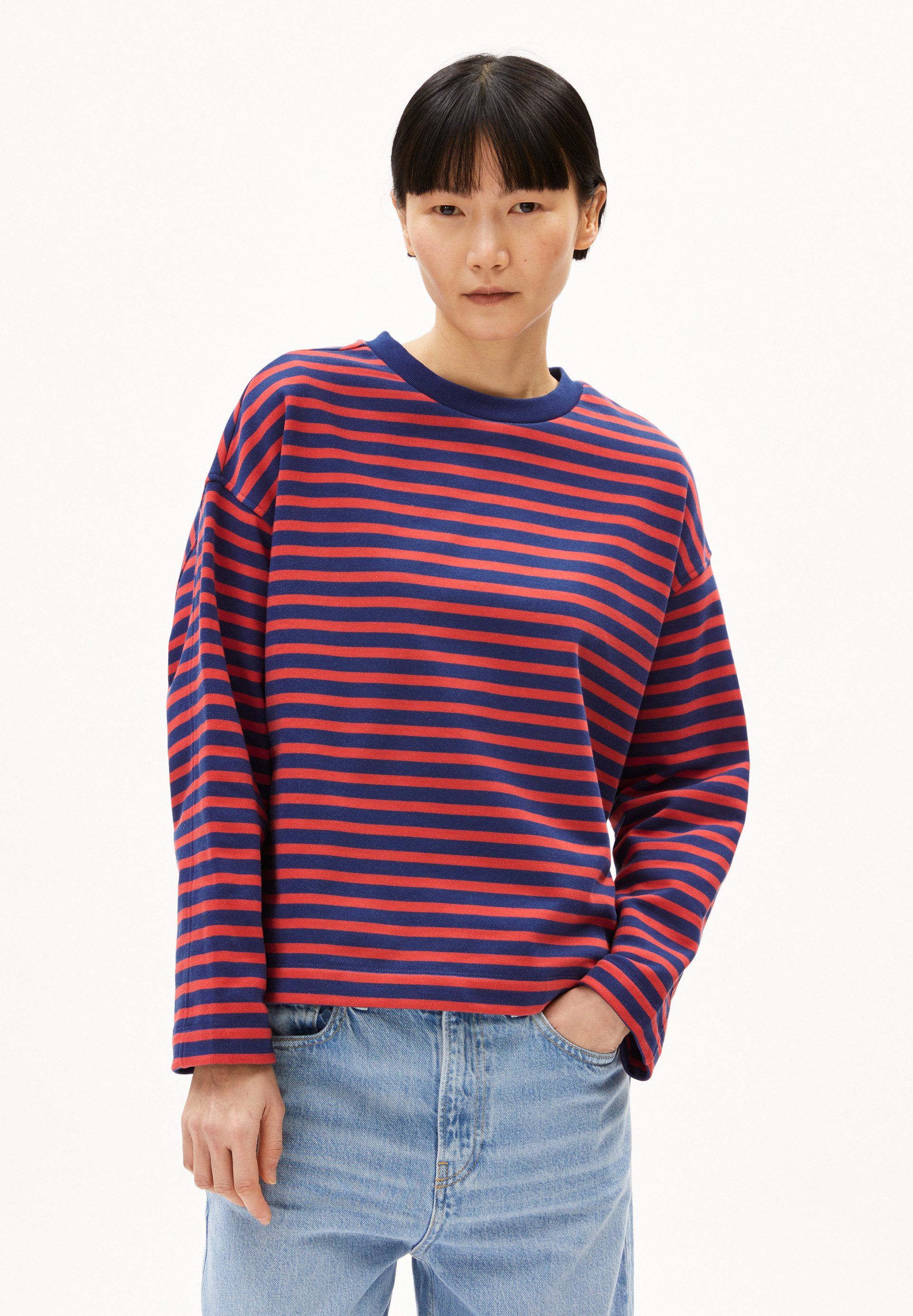 Armedangels Sweatshirt FRANKAA MAARLEN STRIPE SWEAT günstig online kaufen