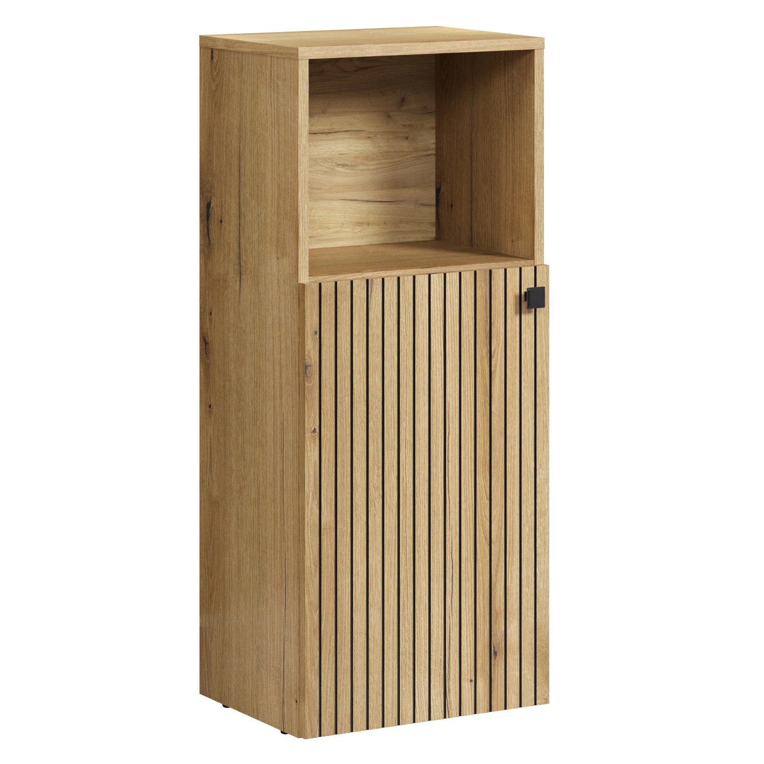 Trendteam Standschrank Pure Bliss mit Gefrästen Rillen Artisan Eiche 40 cm günstig online kaufen