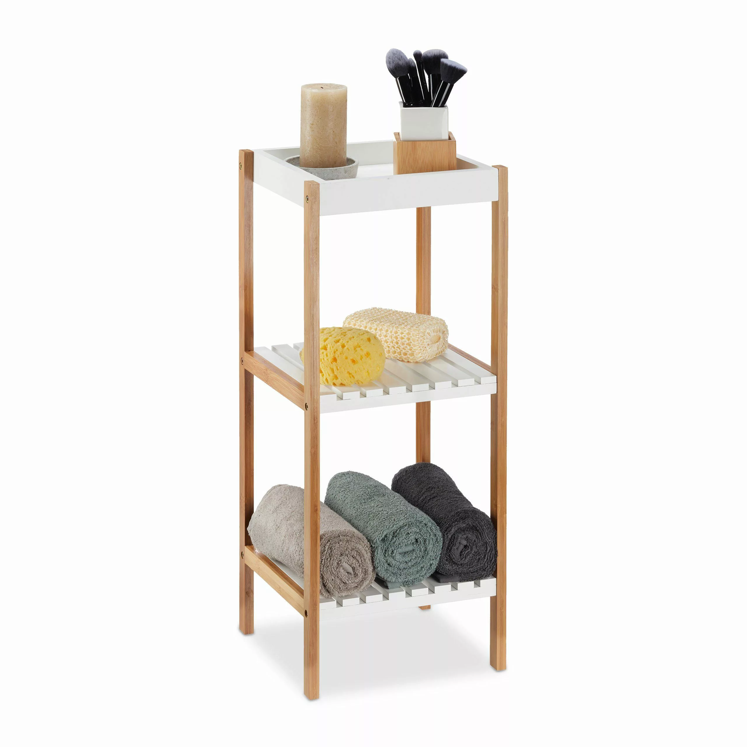 relaxdays Badregal mit 3 Ablage günstig online kaufen
