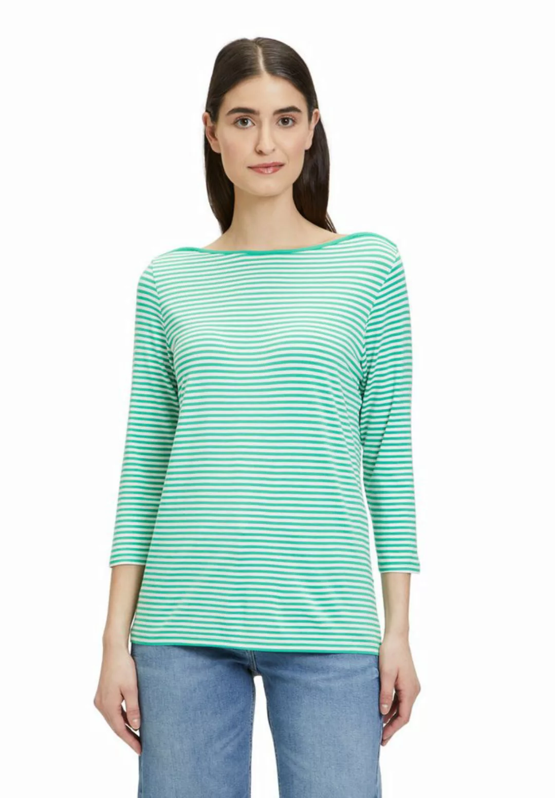 Betty Barclay 3/4-Arm-Shirt Betty Barclay Ringelshirt mit U-Boot-Ausschnitt günstig online kaufen