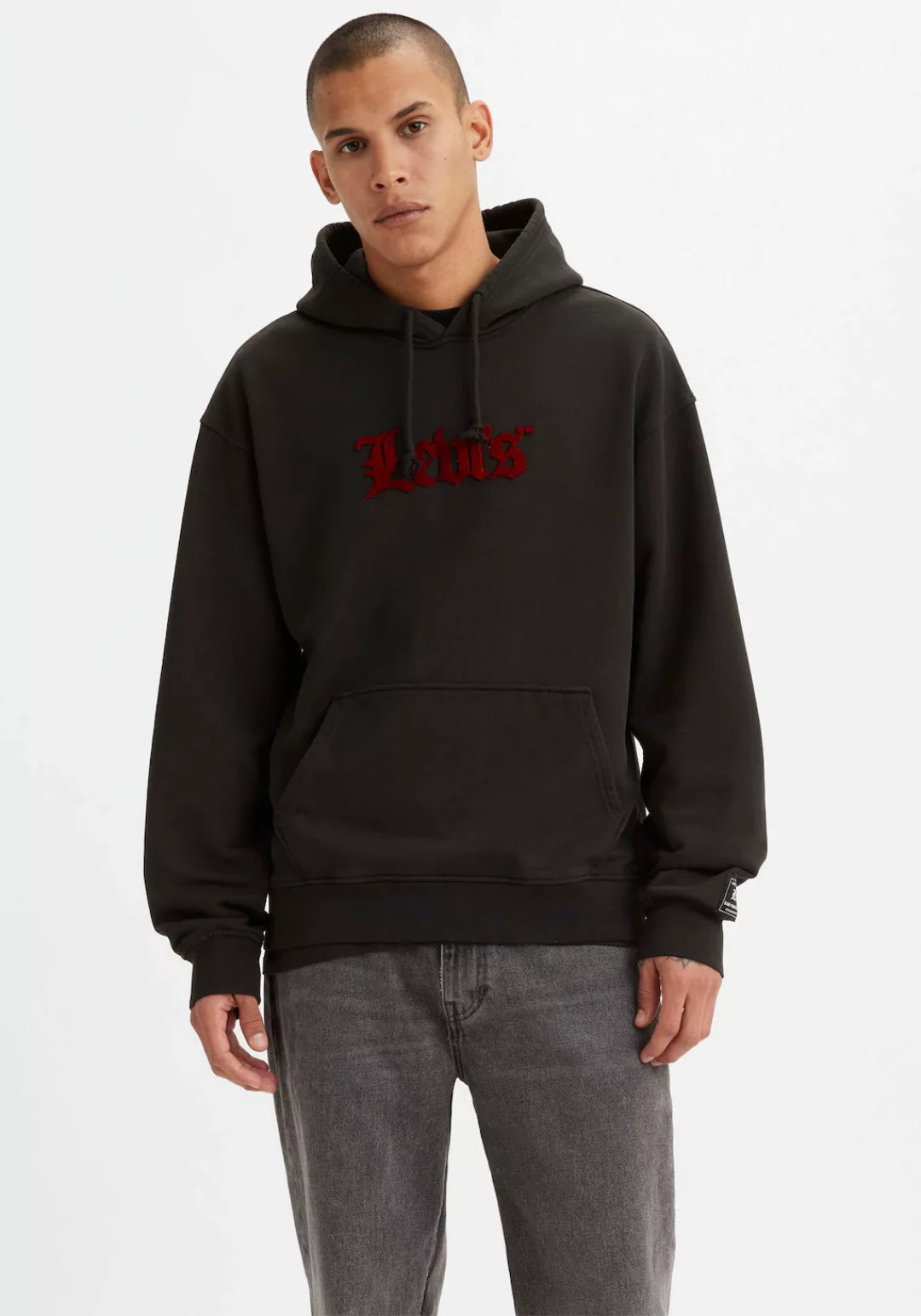 Levis Hoodie "RELAXED GRAPHIC", mit Levis Logo im altenglischen Look günstig online kaufen