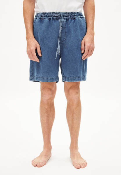 Maagnus Light Denim - Herren Jeans Shorts Aus Bio-baumwoll Mix günstig online kaufen