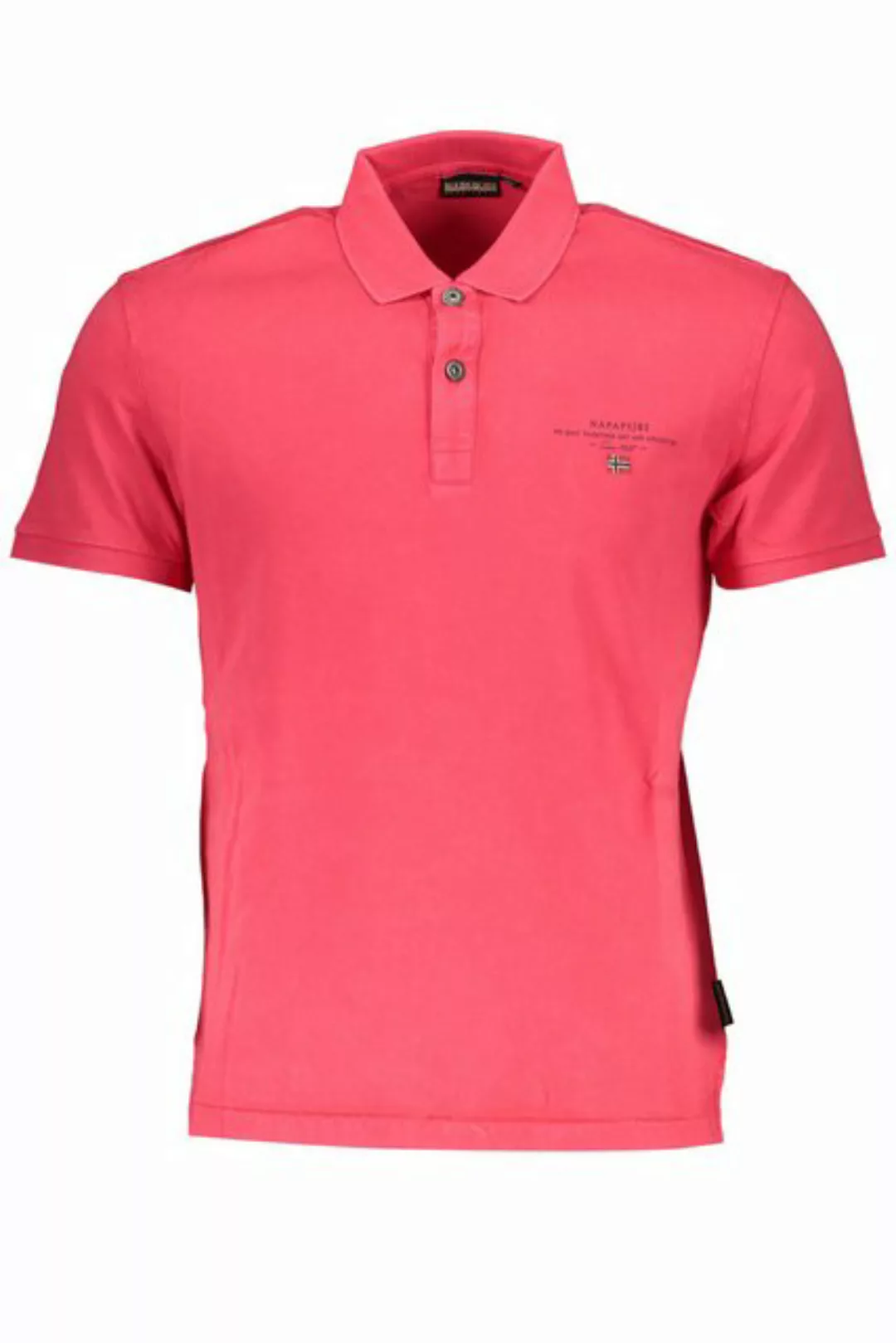 Napapijri Poloshirt Herren Poloshirt Rosa – Kurzarm, Regular Fit günstig online kaufen