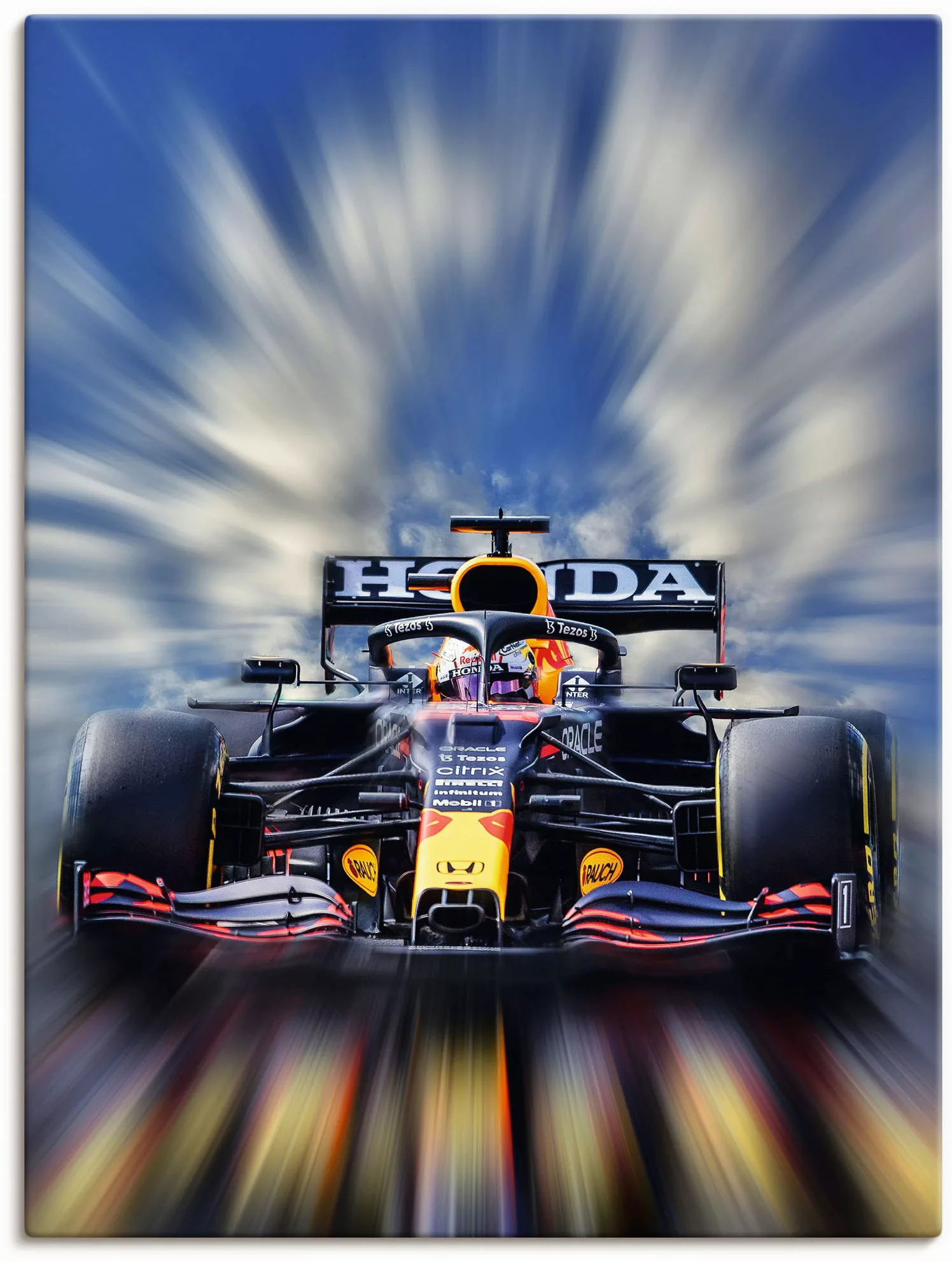 Artland Wandbild "Max Verstappen - Weltmeister der Formel1", Auto, (1 St.), günstig online kaufen