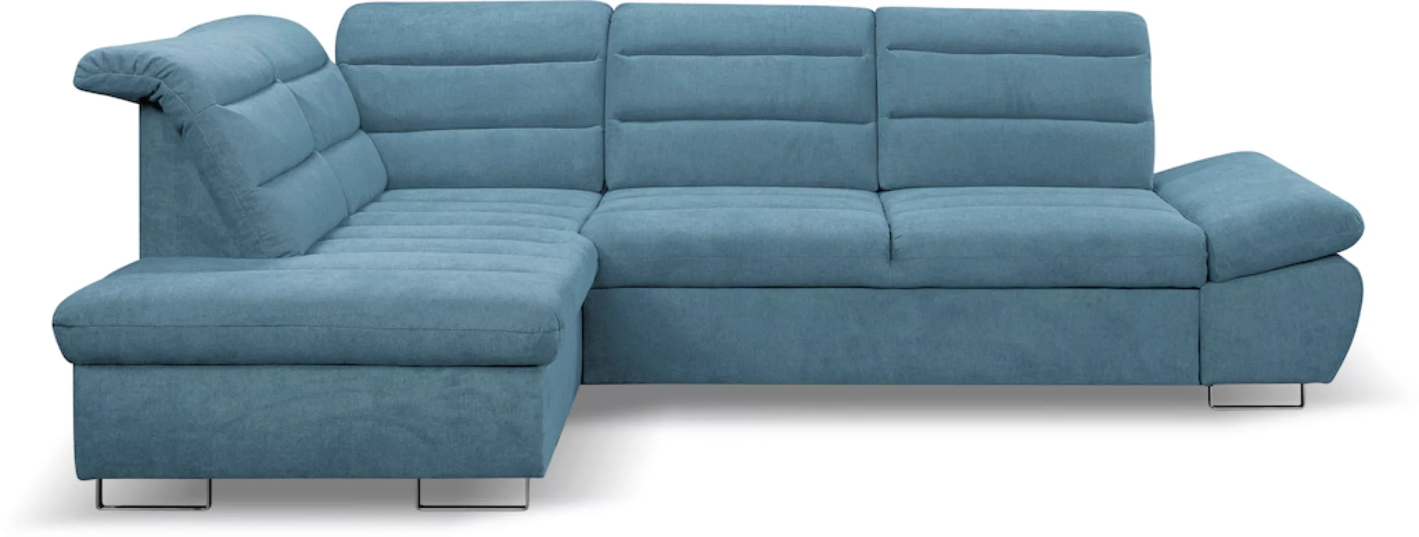 WERK2 Ecksofa "Roma L-Form", Sofa mit Schlaffunktion, Sitztiefenverstellung günstig online kaufen