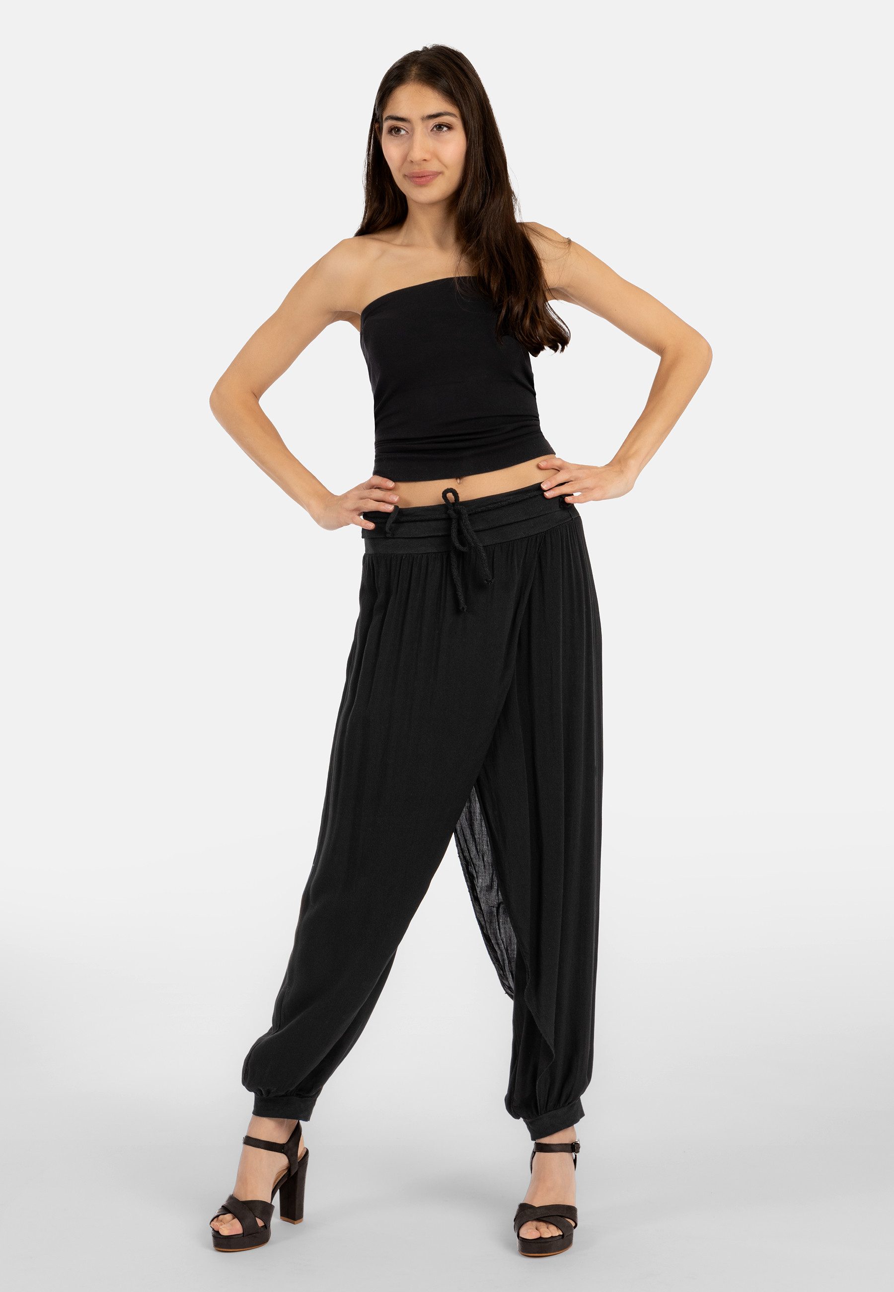 Caspar Stoffhose KHS054 leichte Damen Sommer günstig online kaufen