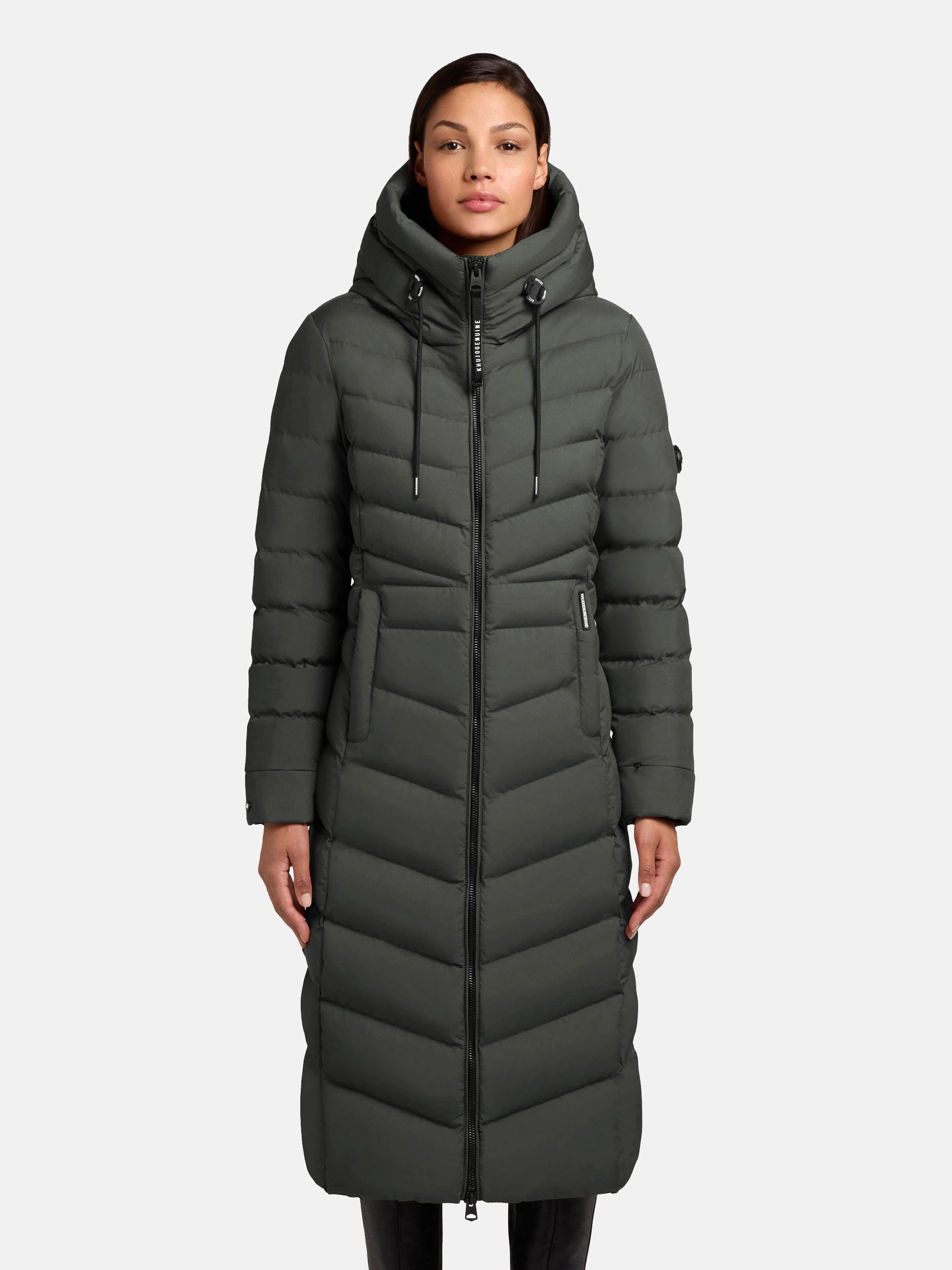 khujo Steppmantel "Ingram4-YM", Langer Damen Winterpmantel mit hohem Kragen günstig online kaufen