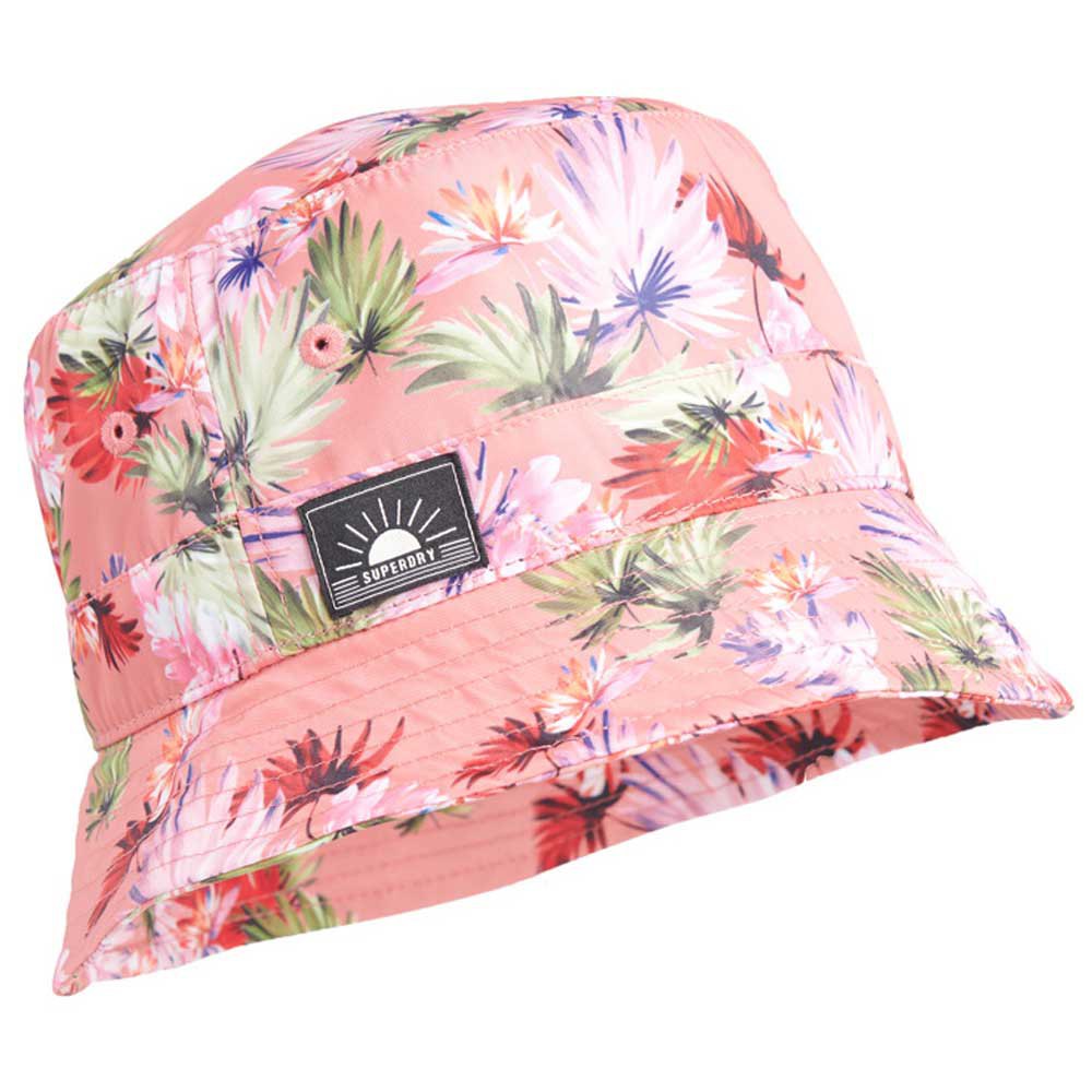 Superdry Bucket Hut M-L Brushed Pink Palm günstig online kaufen