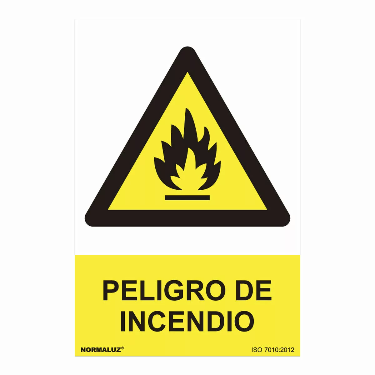 Schild Normaluz Peligro De Incendio Pvc (30 X 40 Cm) günstig online kaufen