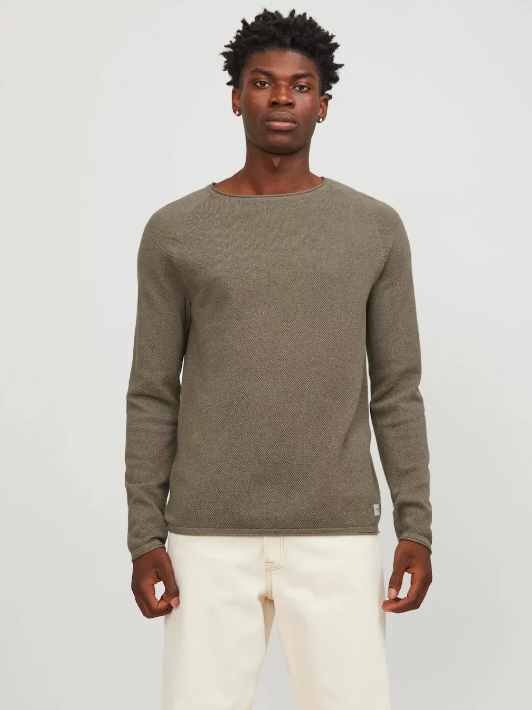 Jack & Jones Rundhalspullover JJEHILL KNIT CREW NECK NOOS günstig online kaufen