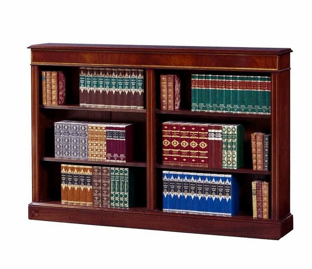 Kai Wiechmann Bücherregal Regal Mahagoni halbhoch, Standregal 150 cm, Büche günstig online kaufen