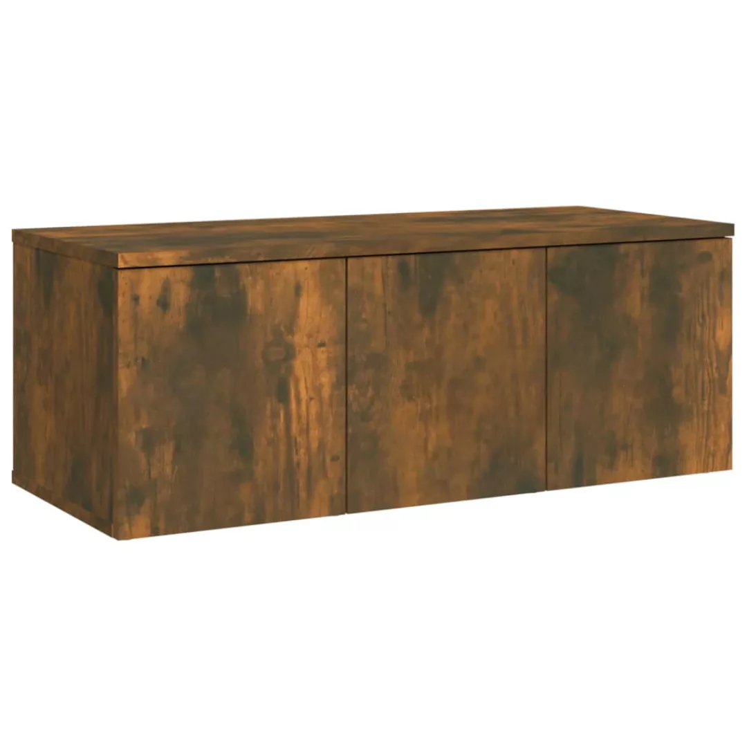 Vidaxl Tv-schrank Räuchereiche 80x34x30 Cm Holzwerkstoff günstig online kaufen