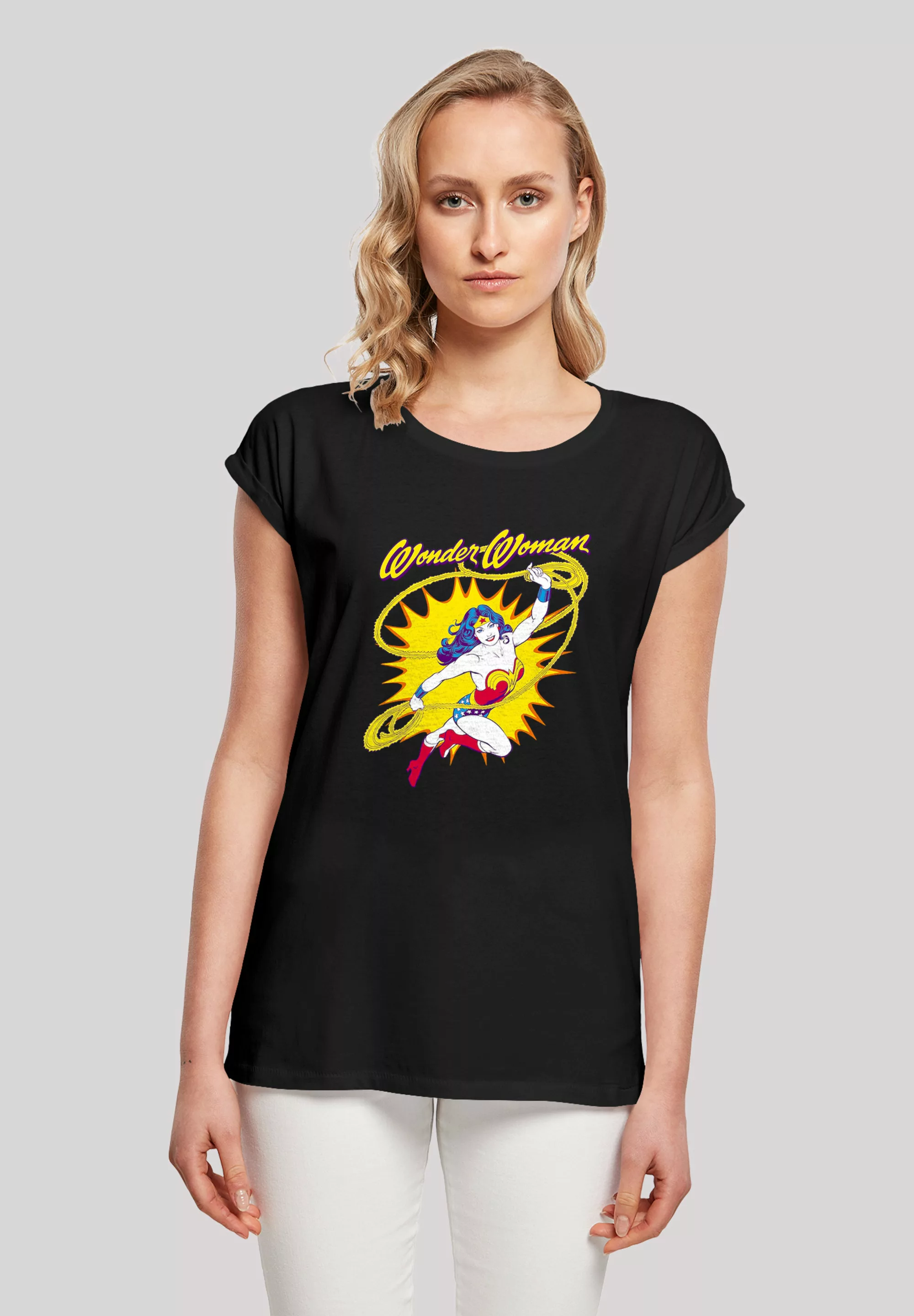 F4NT4STIC T-Shirt "DC Comics Wonder Woman Vintage Leap", Print günstig online kaufen