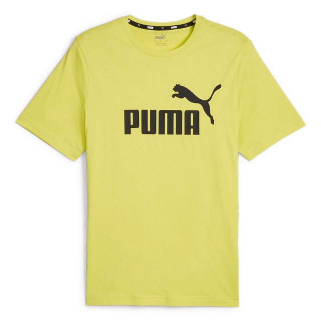 PUMA T-Shirt Herren T-Shirt - ESS Logo Tee, Rundhals, (Packung, 1er Pack) günstig online kaufen