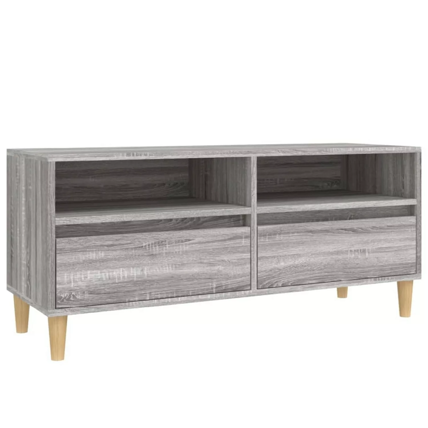 Vidaxl Tv-schrank Grau Sonoma 100x34,5x44,5 Cm Holzwerkstoff günstig online kaufen