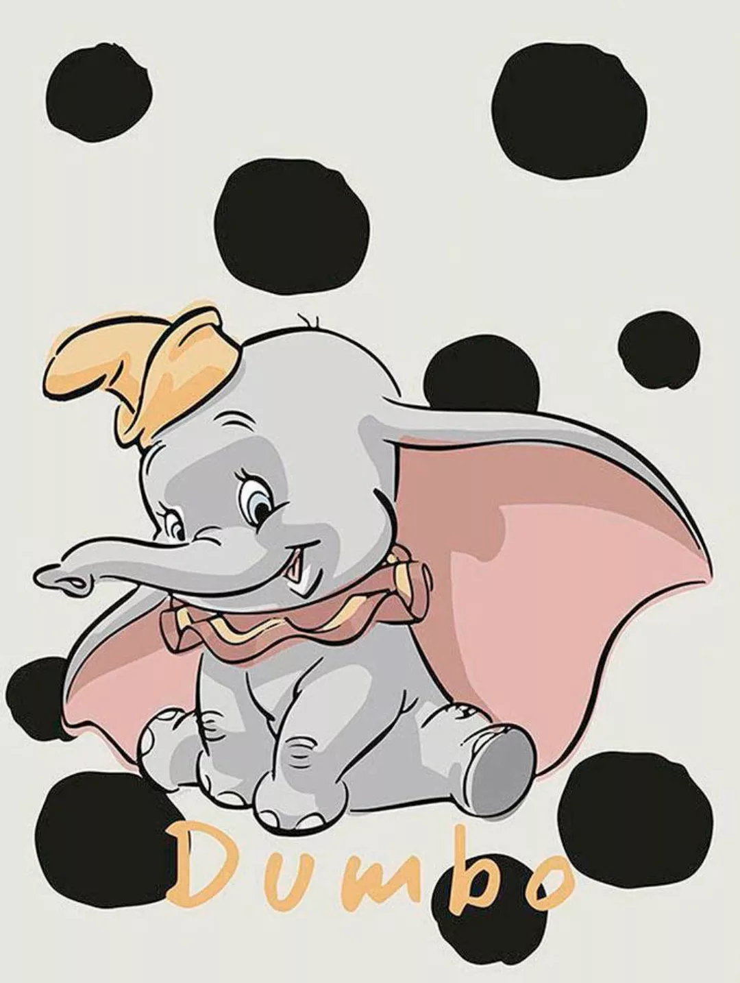 Komar Poster "Dumbo Dots", Disney, (1 St.), Kinderzimmer, Schlafzimmer, Woh günstig online kaufen