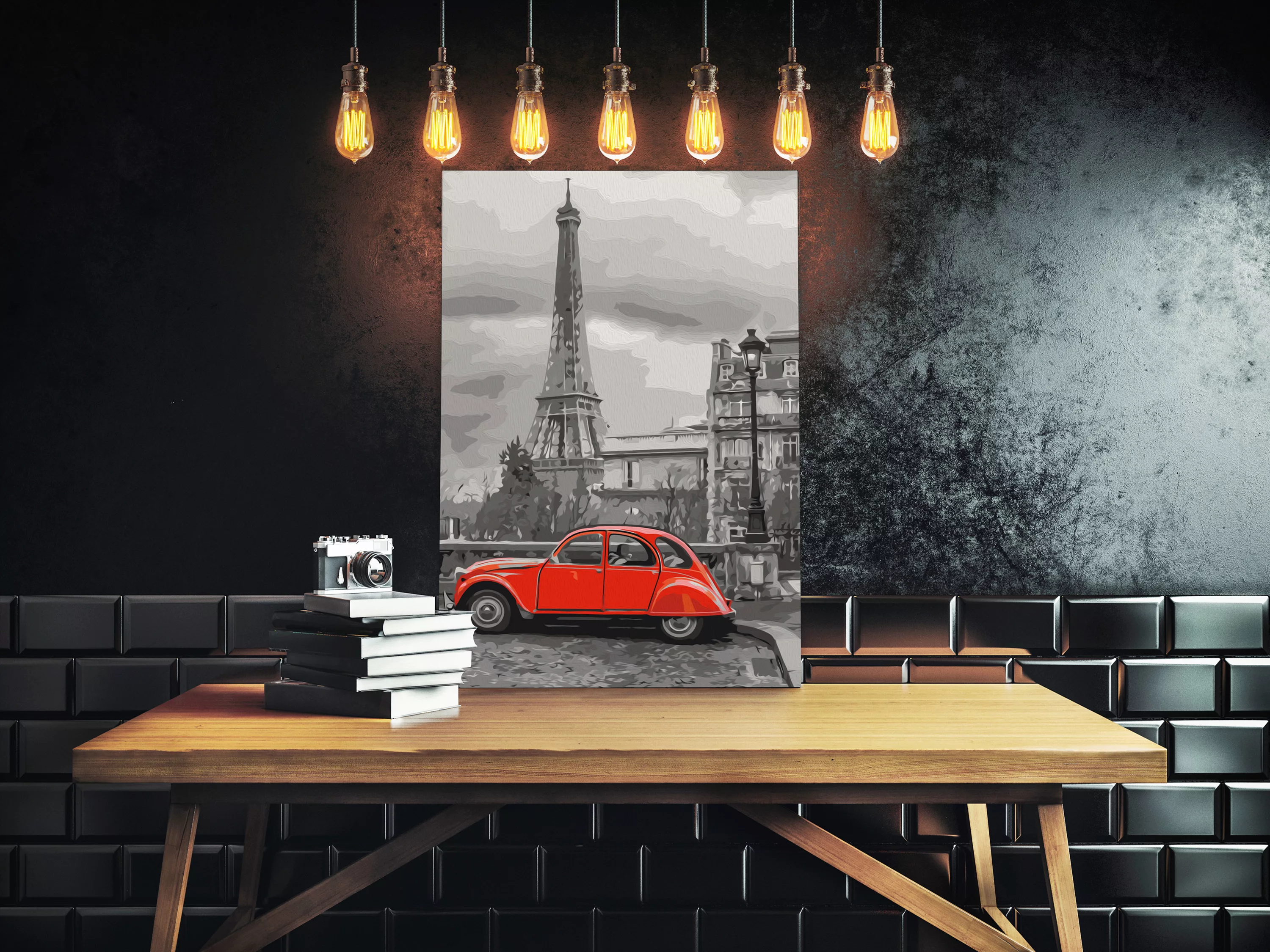 Malen Nach Zahlen - Car In Paris günstig online kaufen