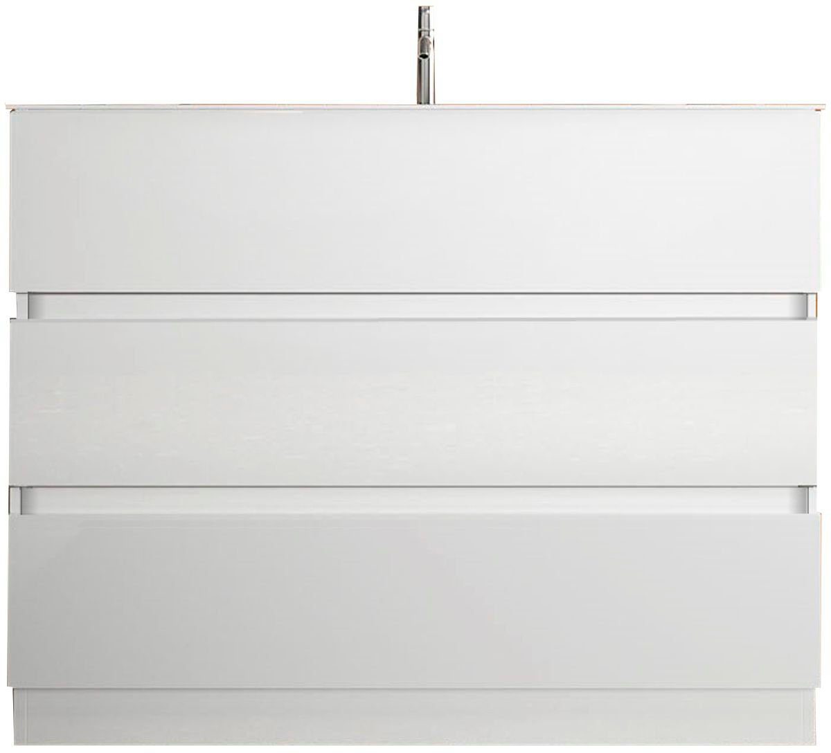 welltime Waschtisch "Start, Breite 80 cm, 2 bzw. 3 Schubkästen", Badmöbel, günstig online kaufen